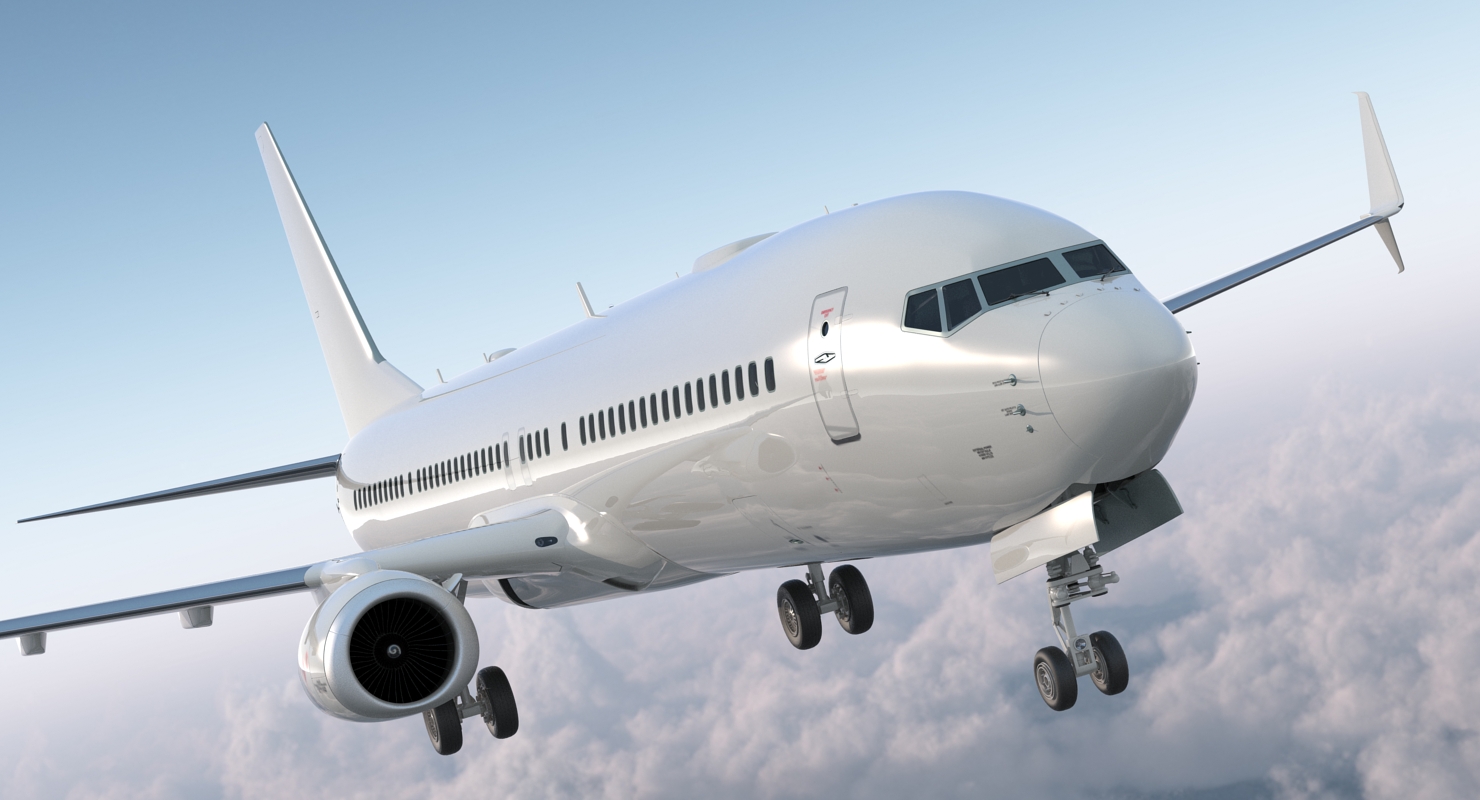 3D model Boeing 737 900 with Interior and Cockpit Generic Rigged