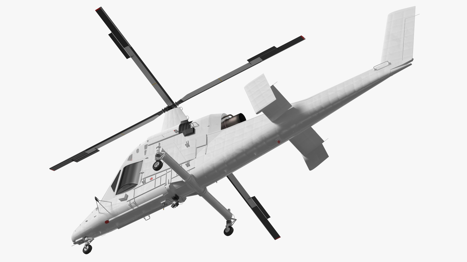 3D Synchropter Helicopter Exterior Only