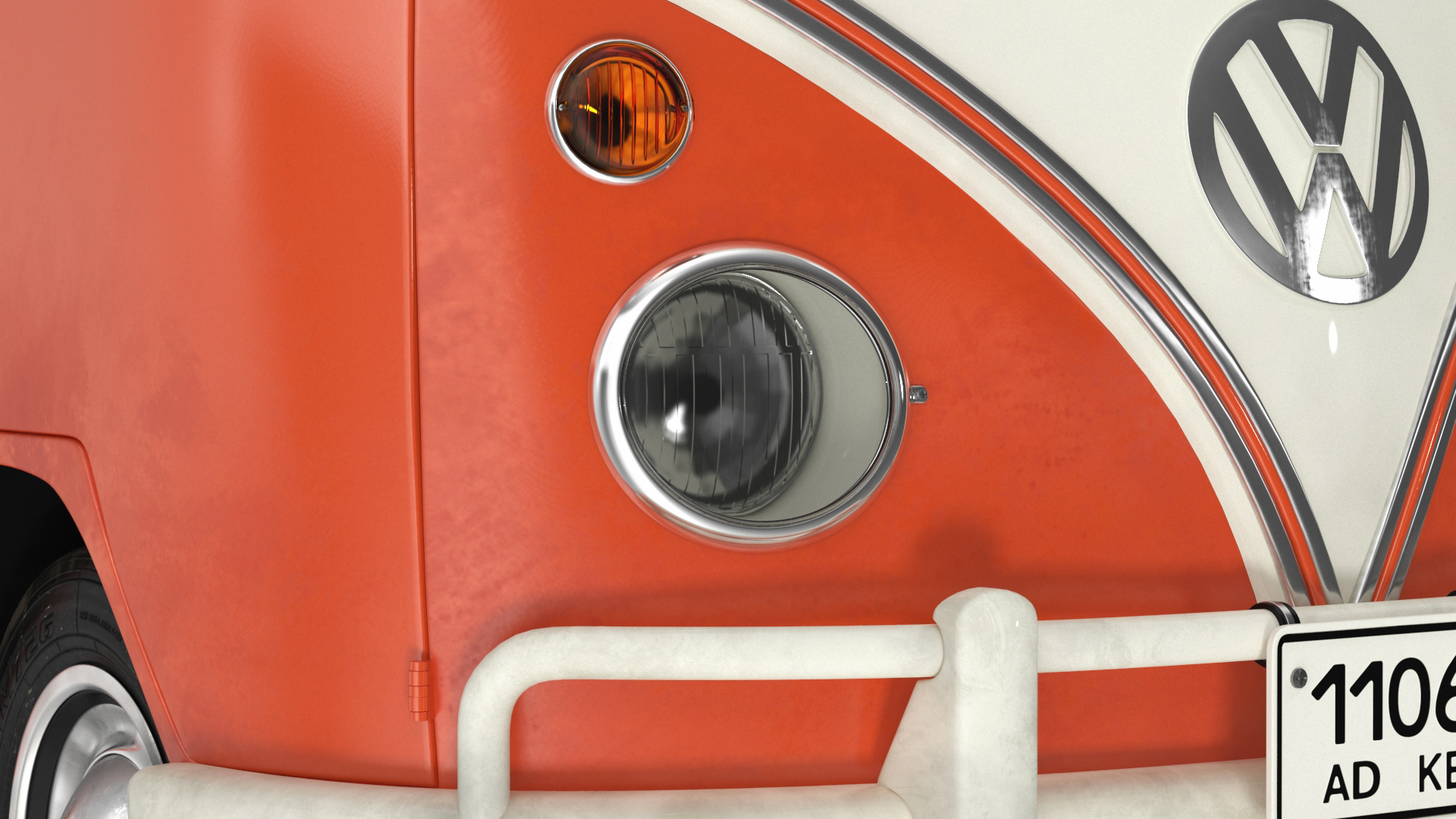 Volkswagen Type 2 T1 Bus 3D model