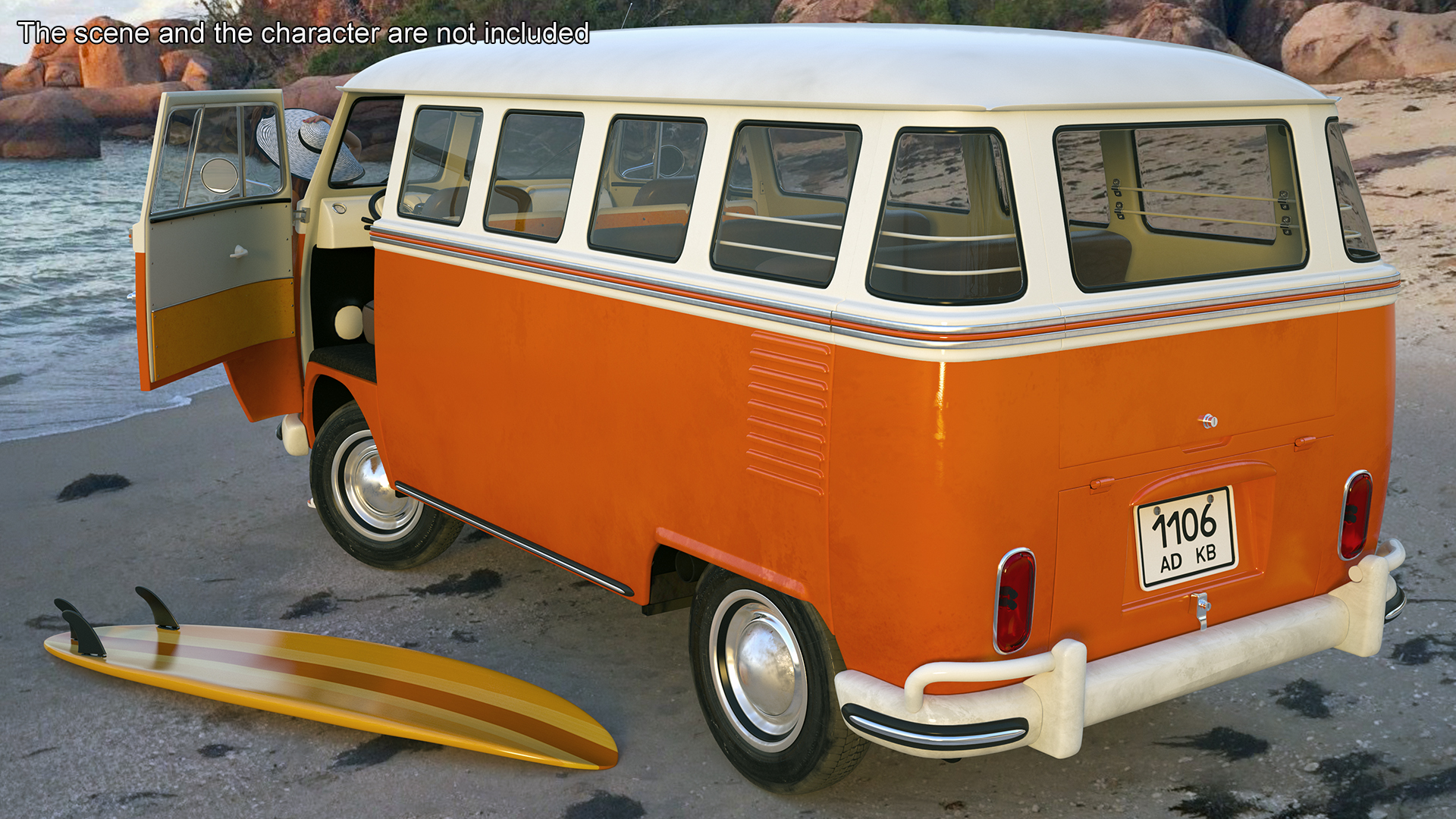 Volkswagen Type 2 T1 Bus 3D model