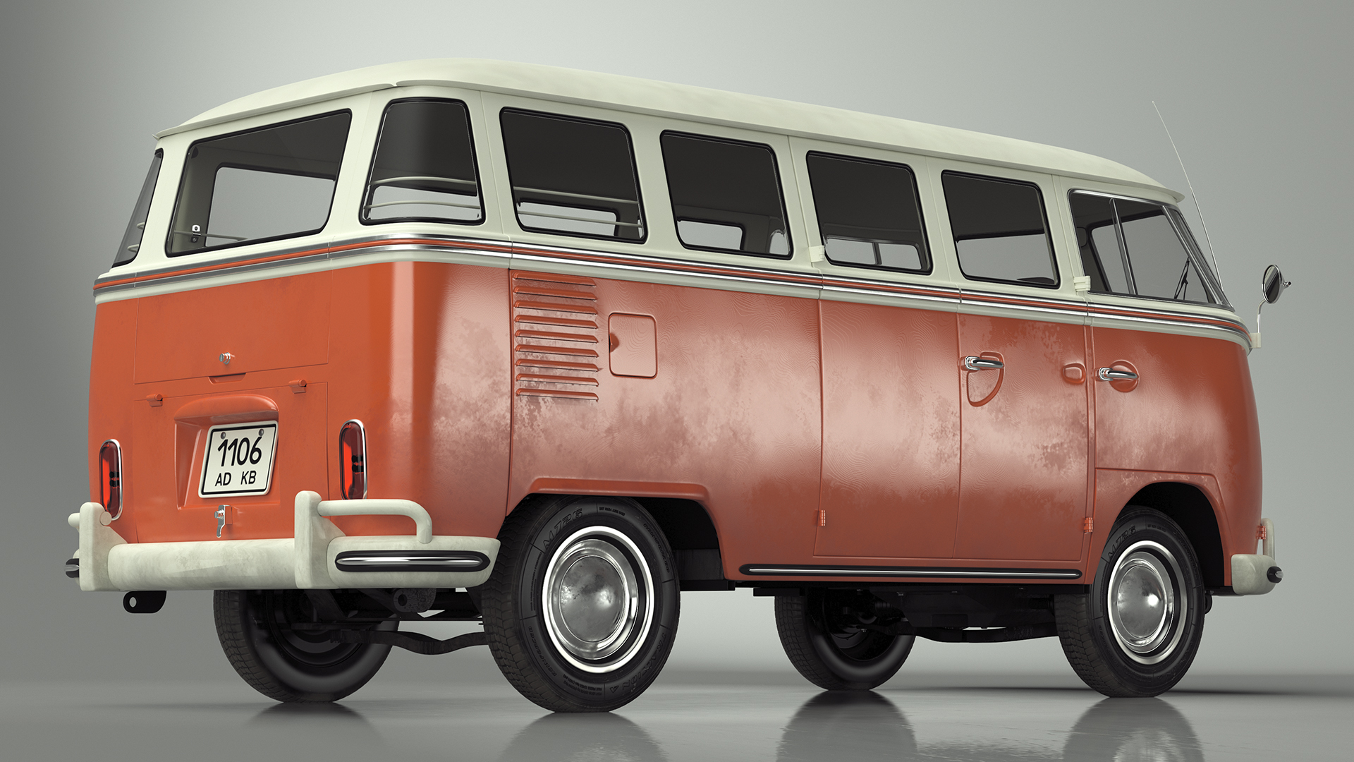Volkswagen Type 2 T1 Bus 3D model