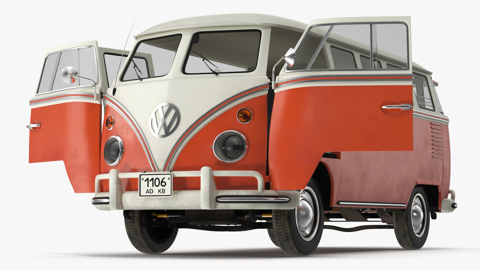 Volkswagen Type 2 T1 Bus 3D model