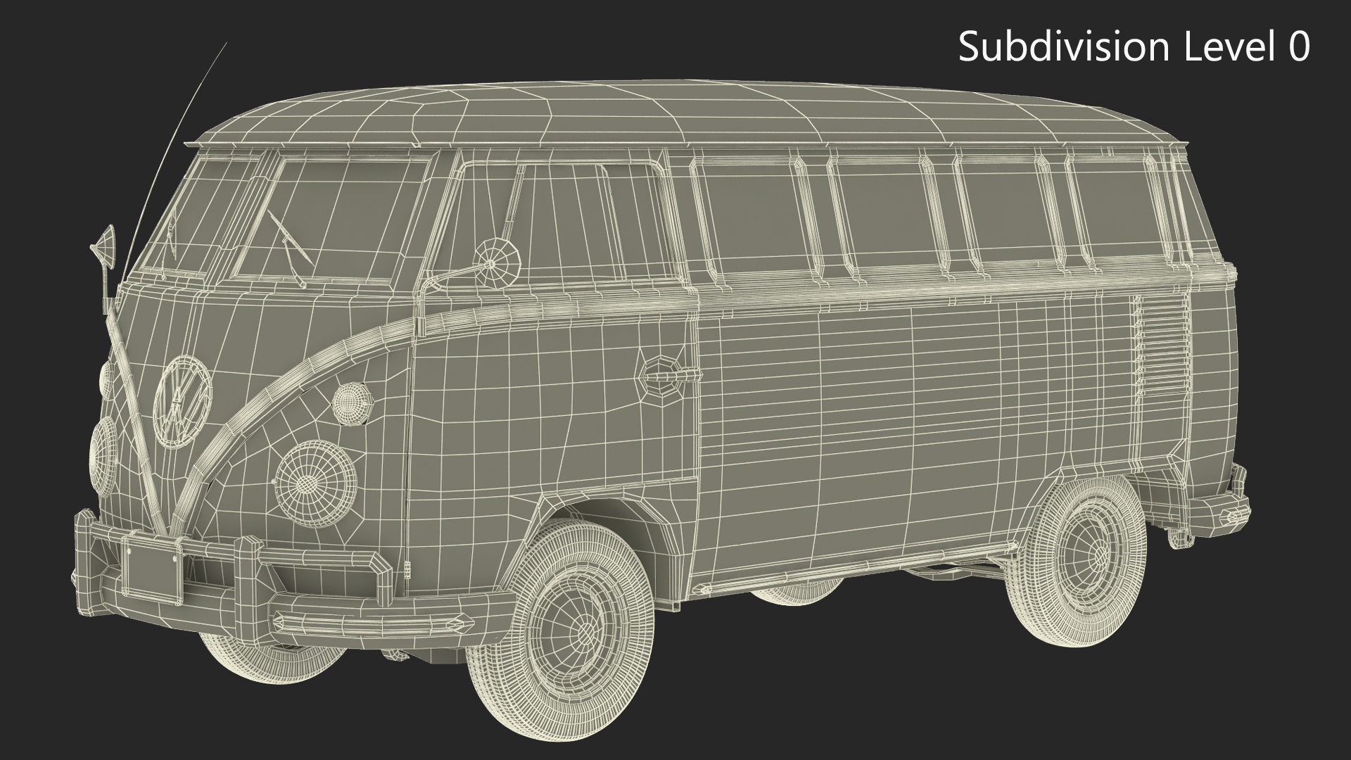 Volkswagen Type 2 T1 Bus 3D model