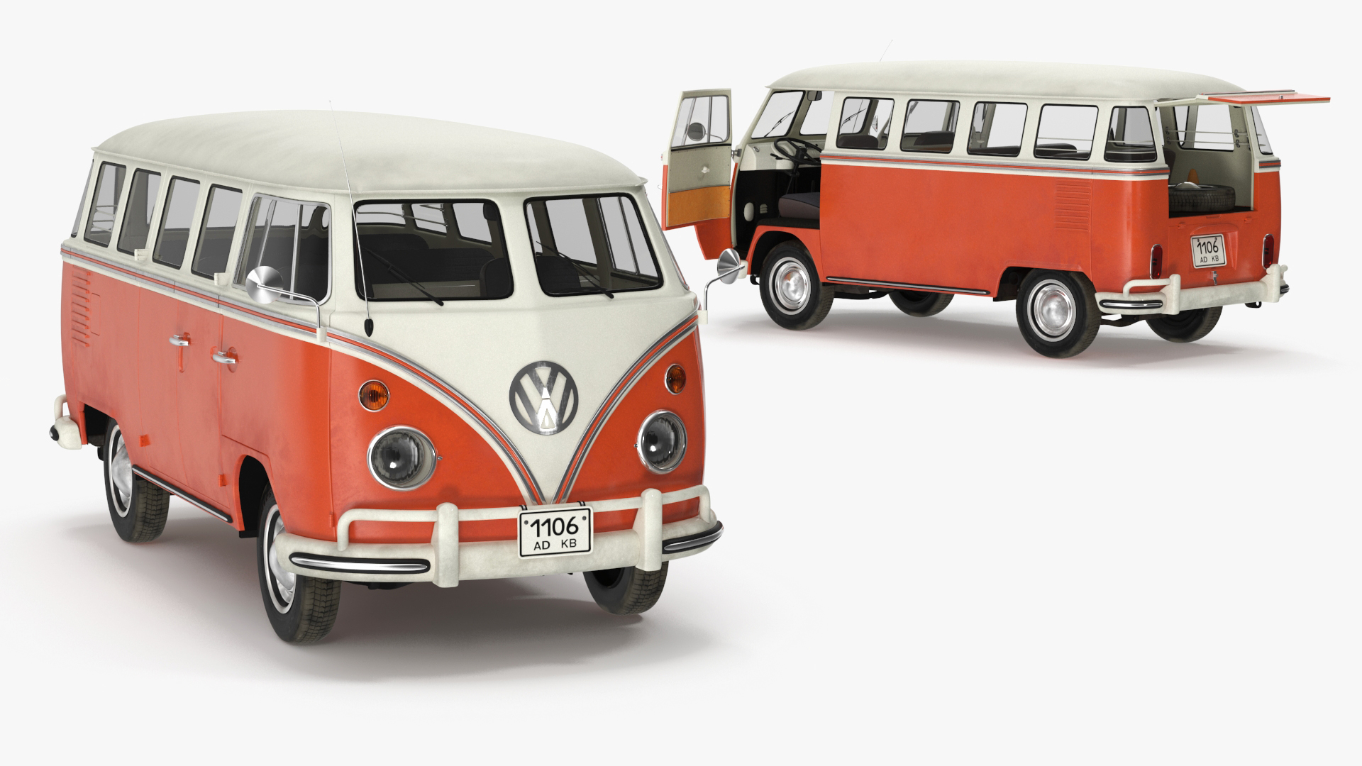 Volkswagen Type 2 T1 Bus 3D model