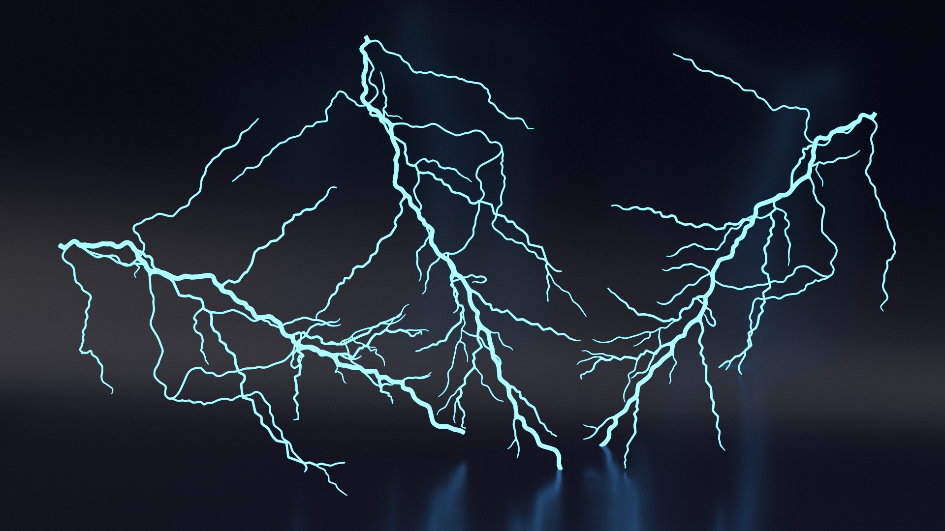 Cartoon Lightning Strike 3D model