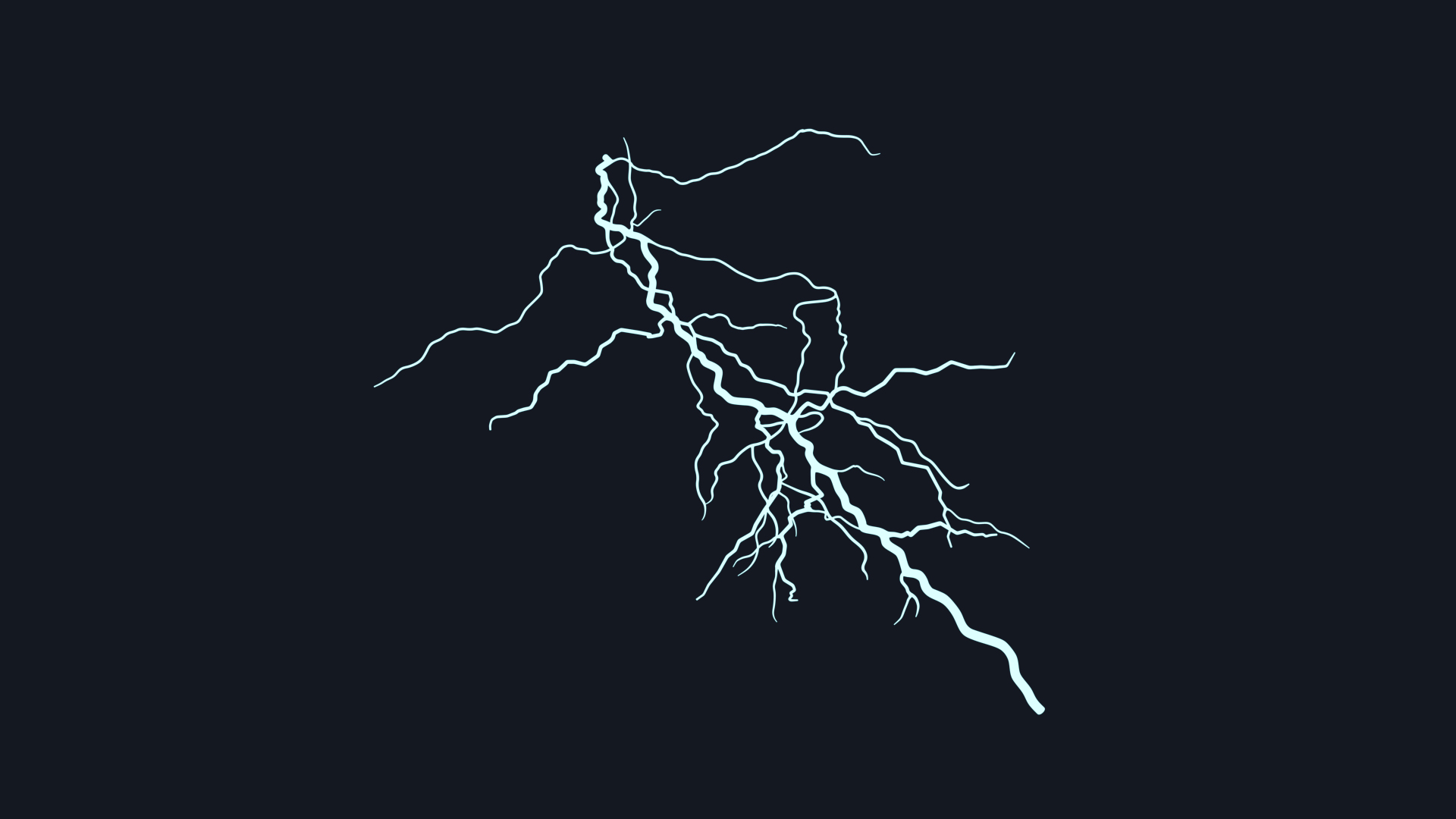 Cartoon Lightning Strike 3D model