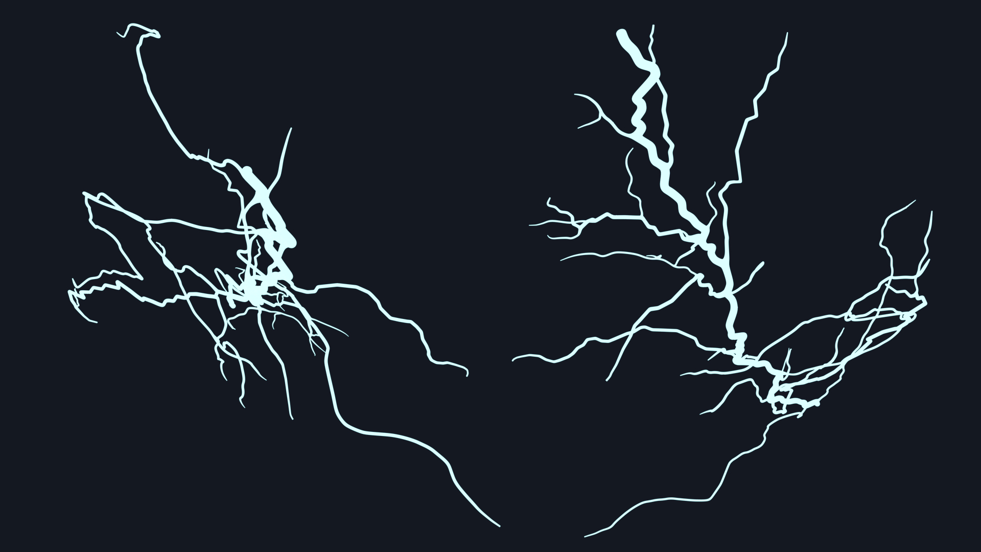 Cartoon Lightning Strike 3D model