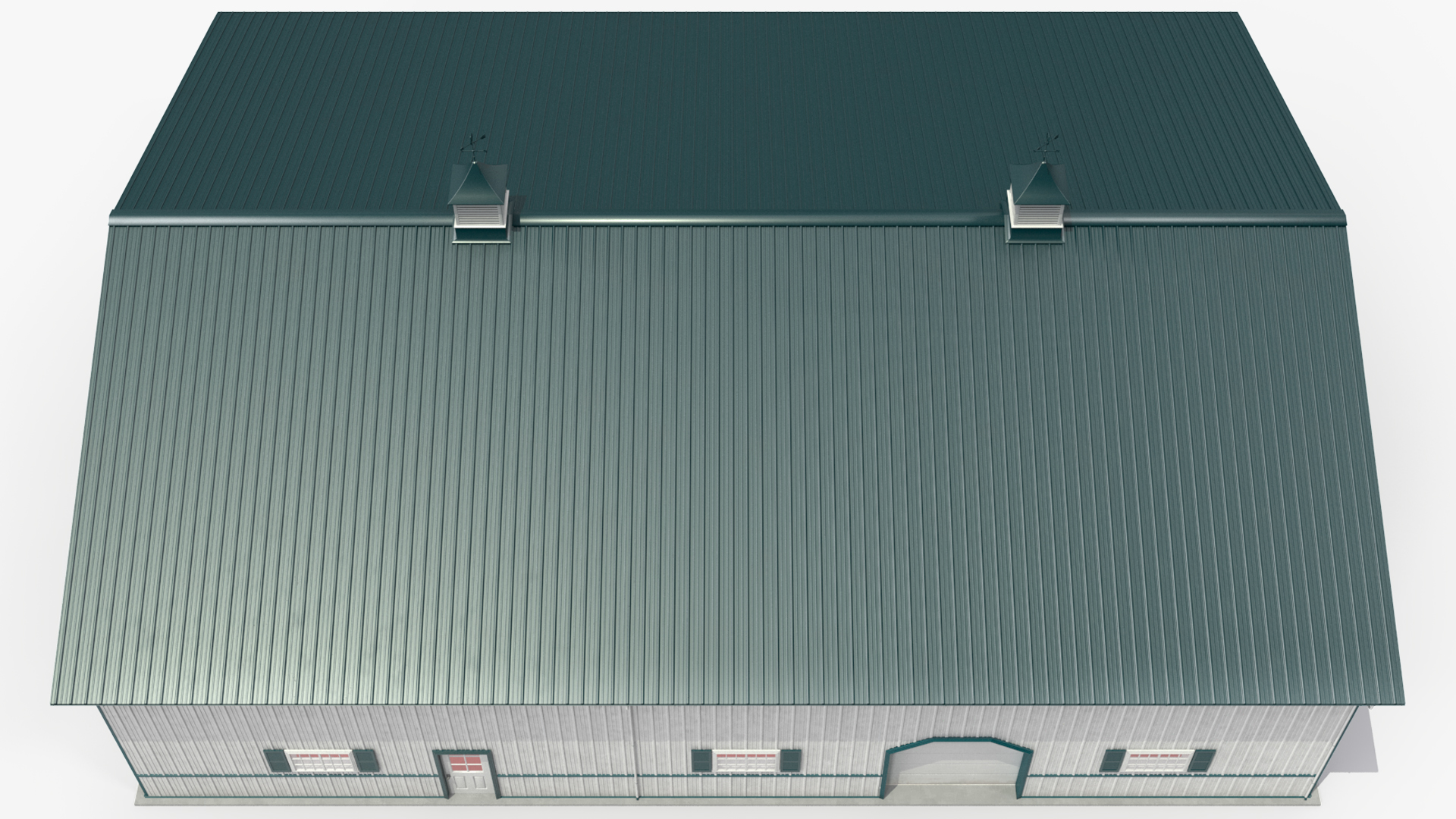 3D Compact Airplane Hangar model