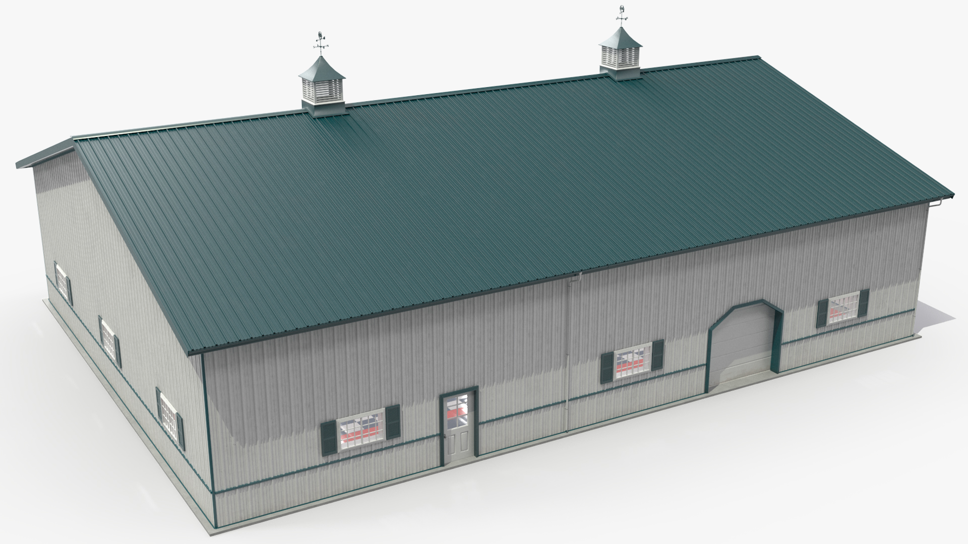 3D Compact Airplane Hangar model