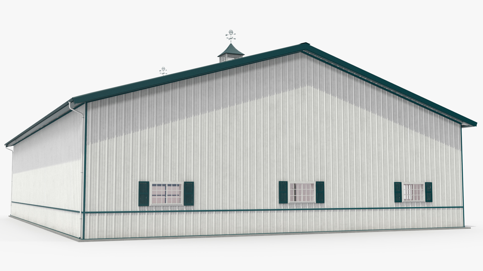 3D Compact Airplane Hangar model