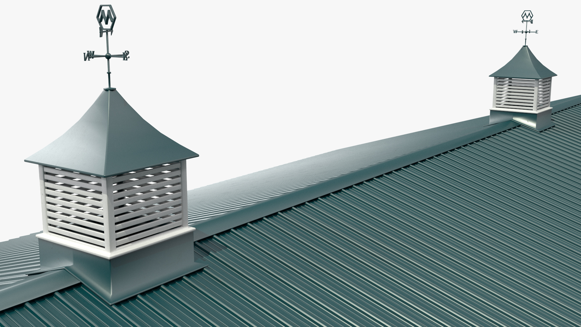 3D Compact Airplane Hangar model