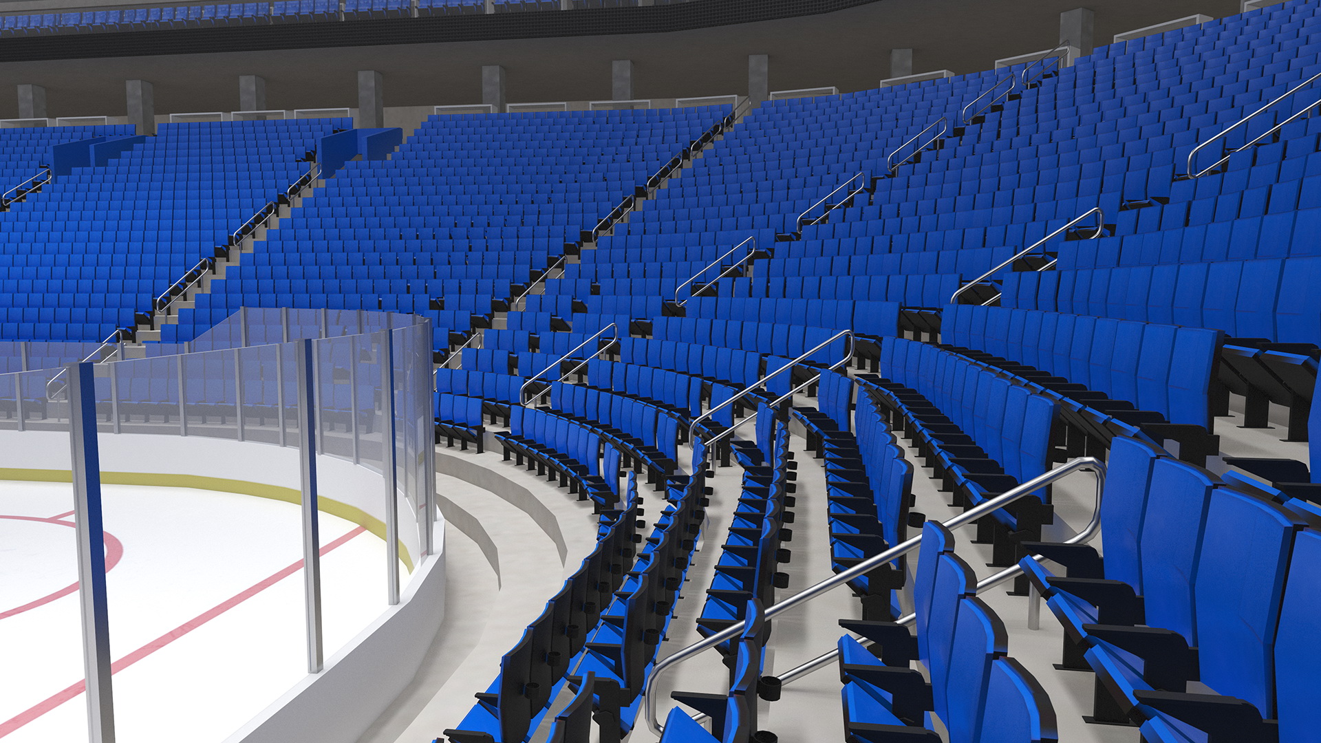 3D Ice Hockey Arena