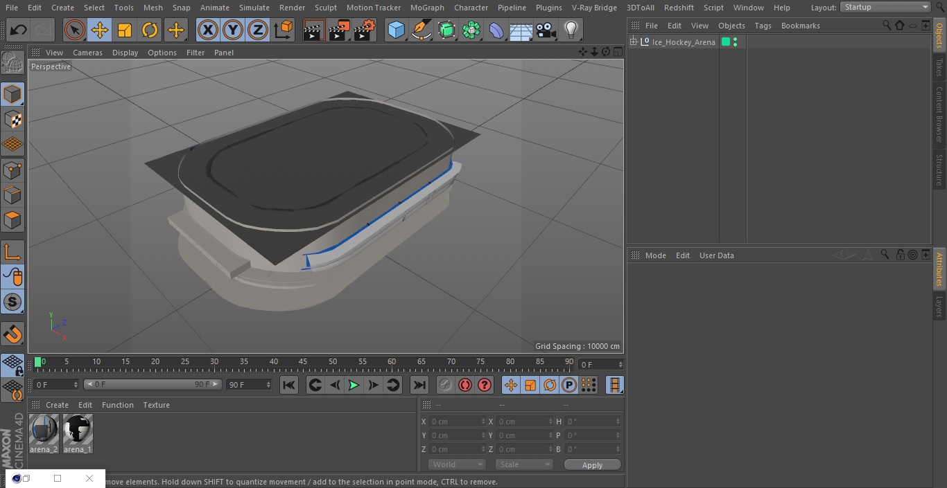 3D Ice Hockey Arena