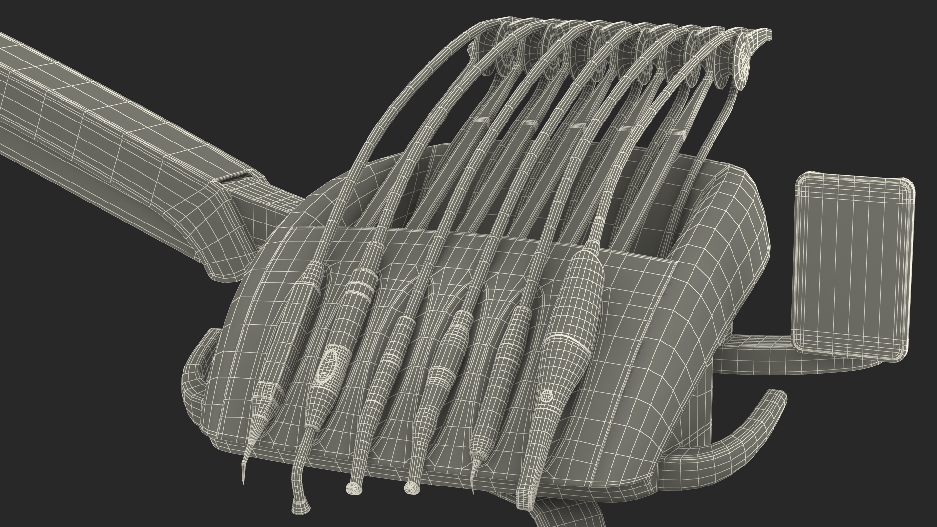 3D model Modern Dental Unit Rigged