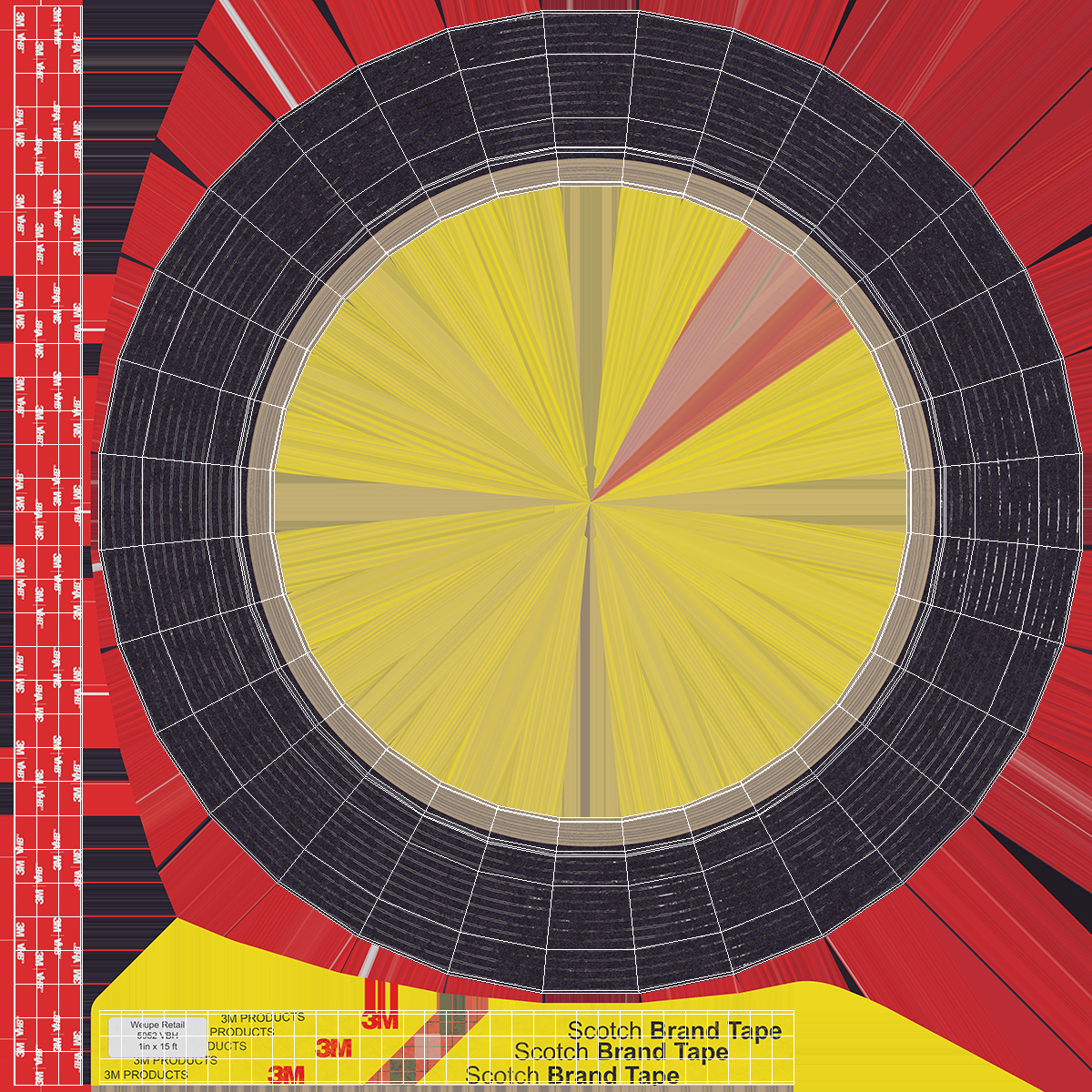 VHB 3M 5952 Double Sided Tape 3D model