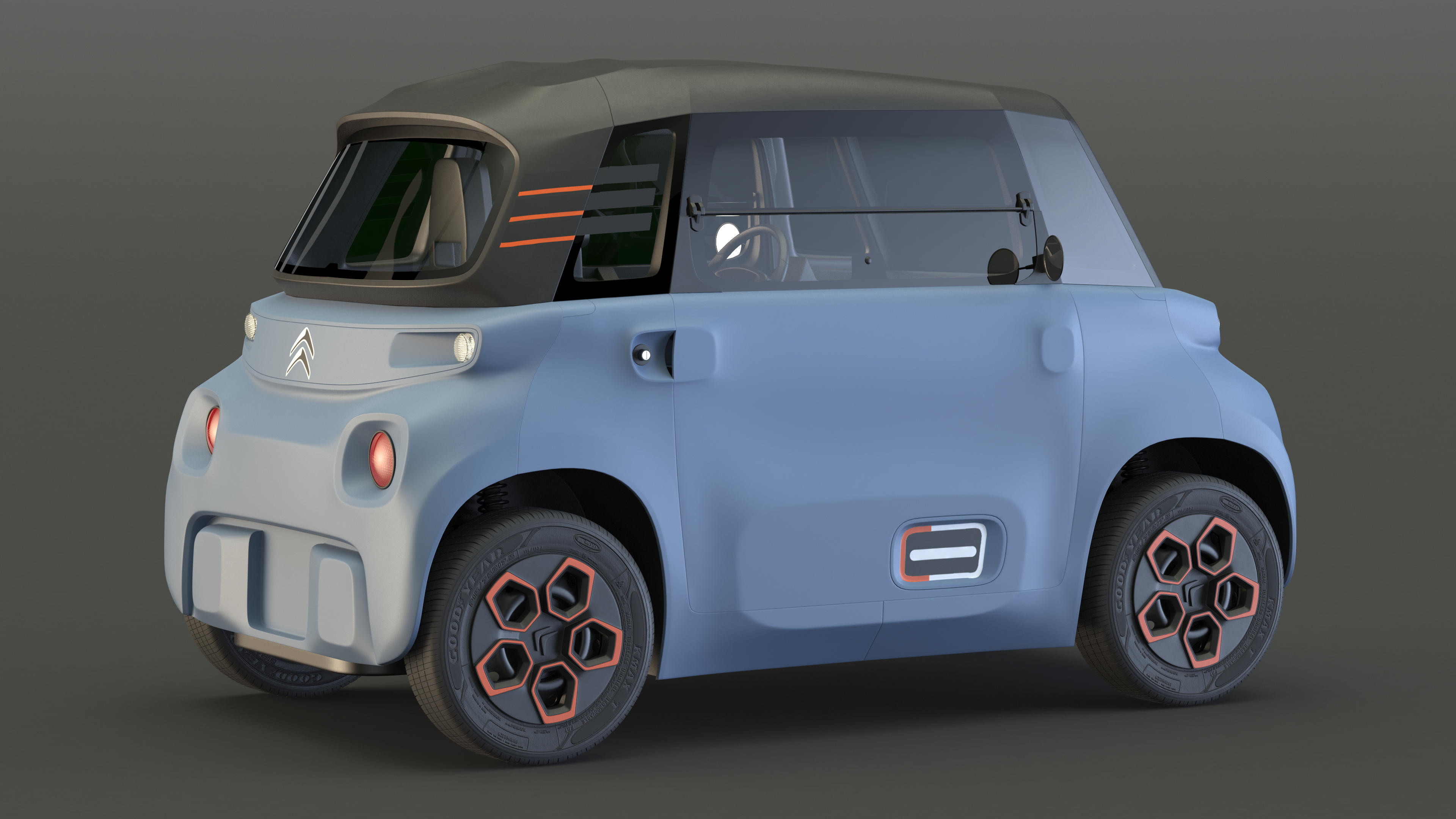 Citroen Ami Simple Interior 3D