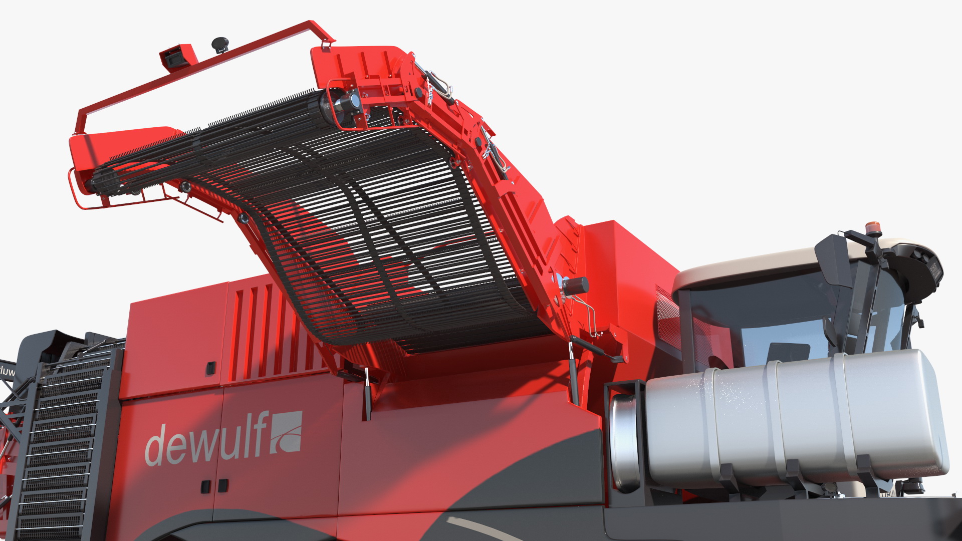 3D Dewulf Enduro 4-Row Harvester Rigged