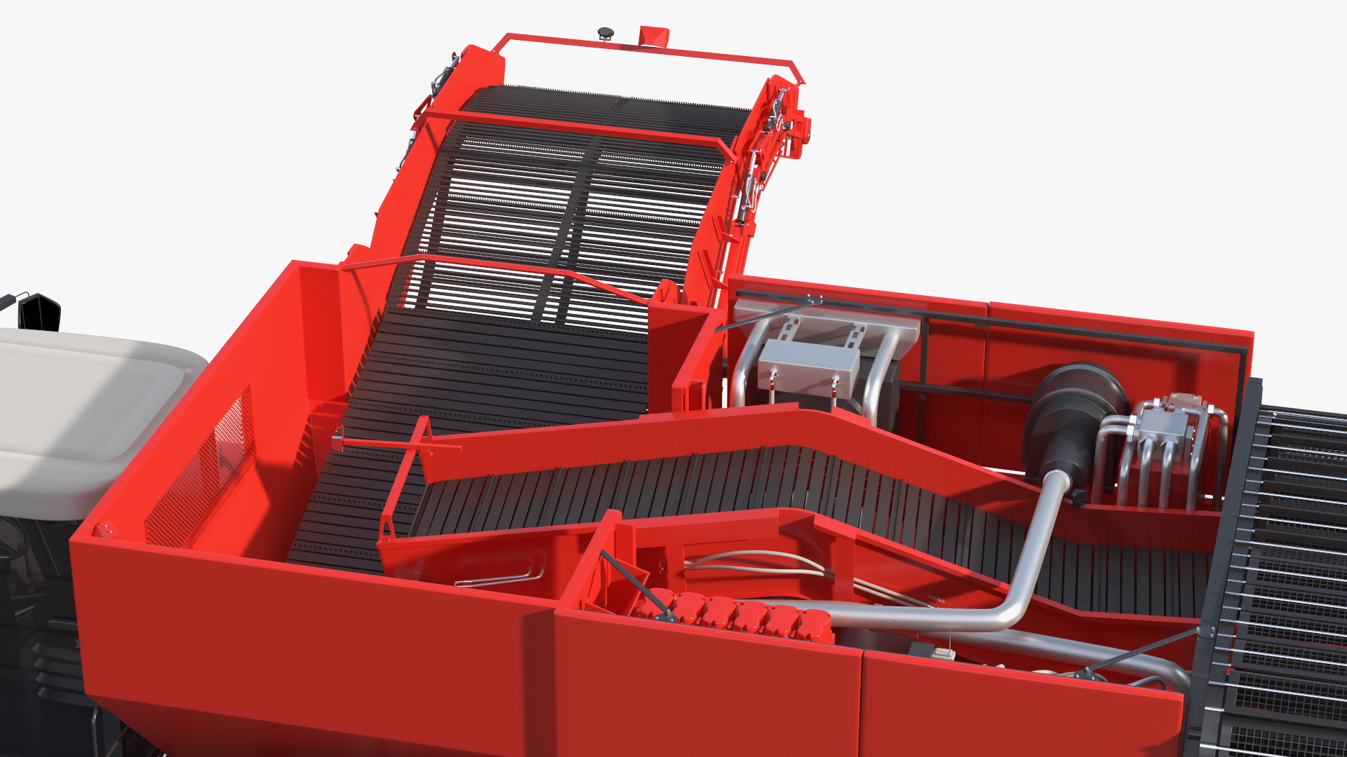 3D Dewulf Enduro 4-Row Harvester Rigged