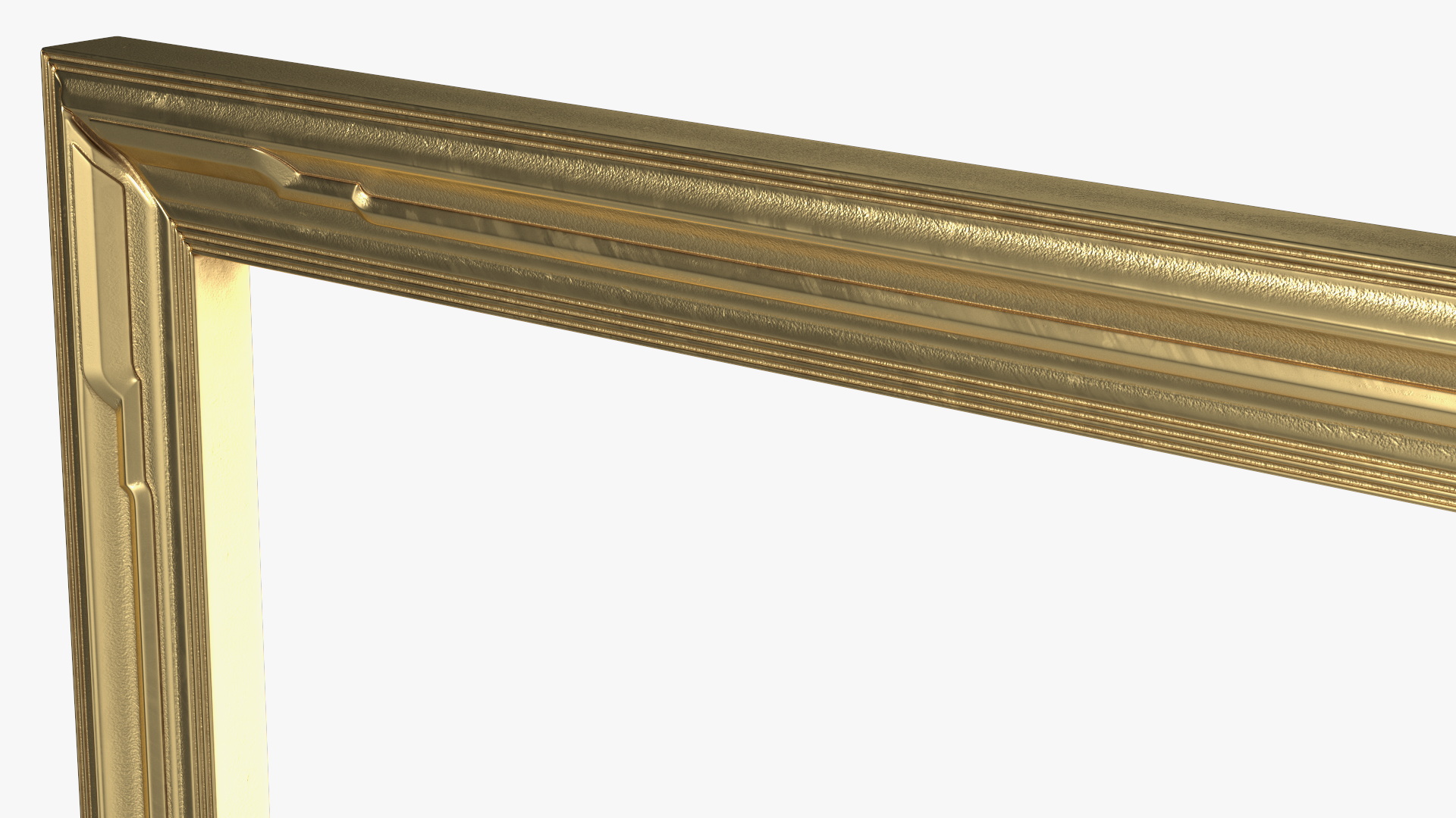 3D Gold Picture Frame model