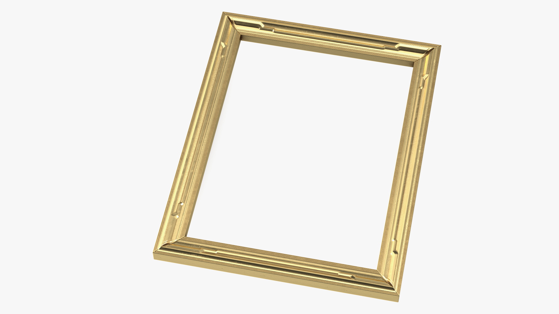 3D Gold Picture Frame model