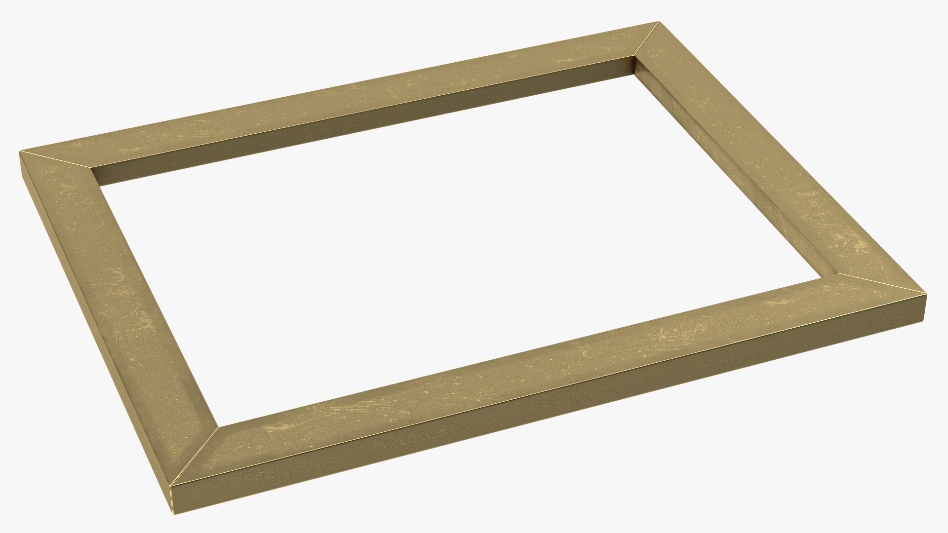 3D Gold Picture Frame model