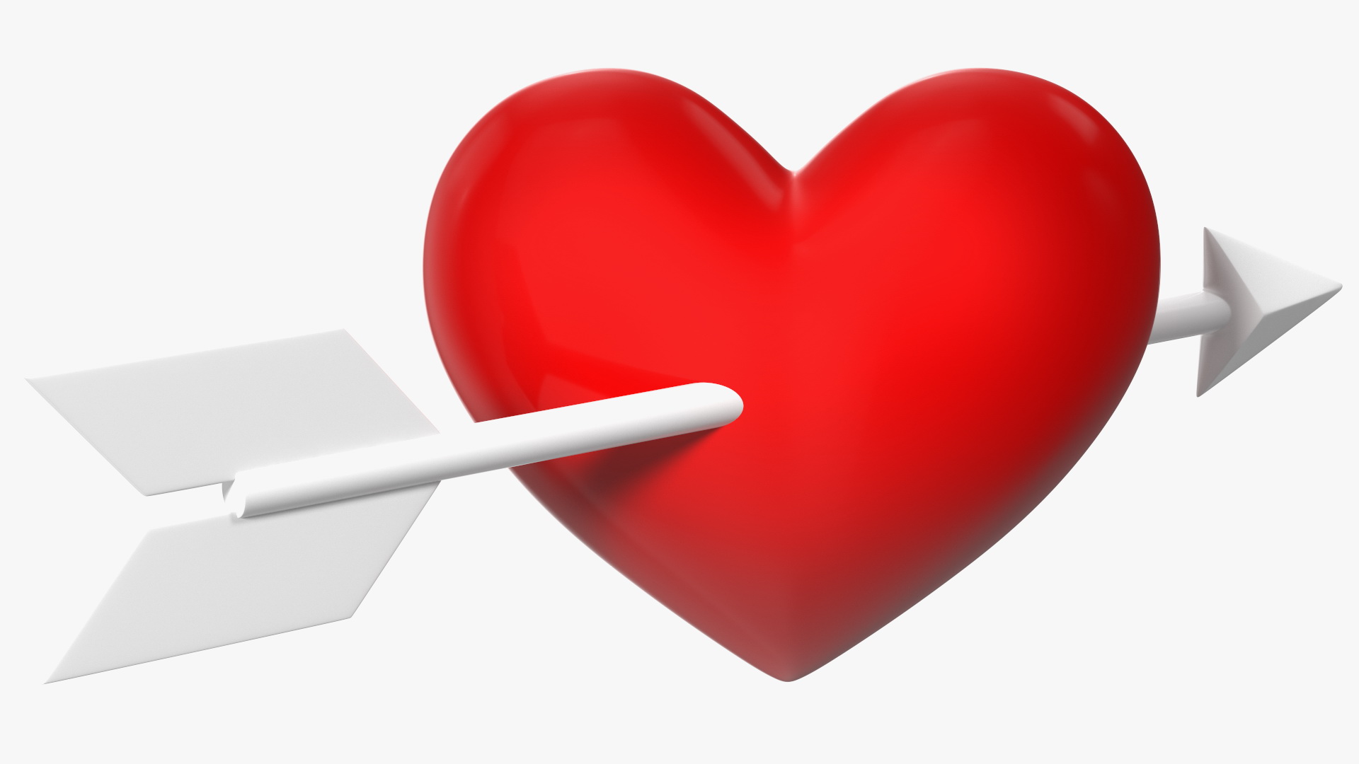 Heart with Arrow Emoji 3D