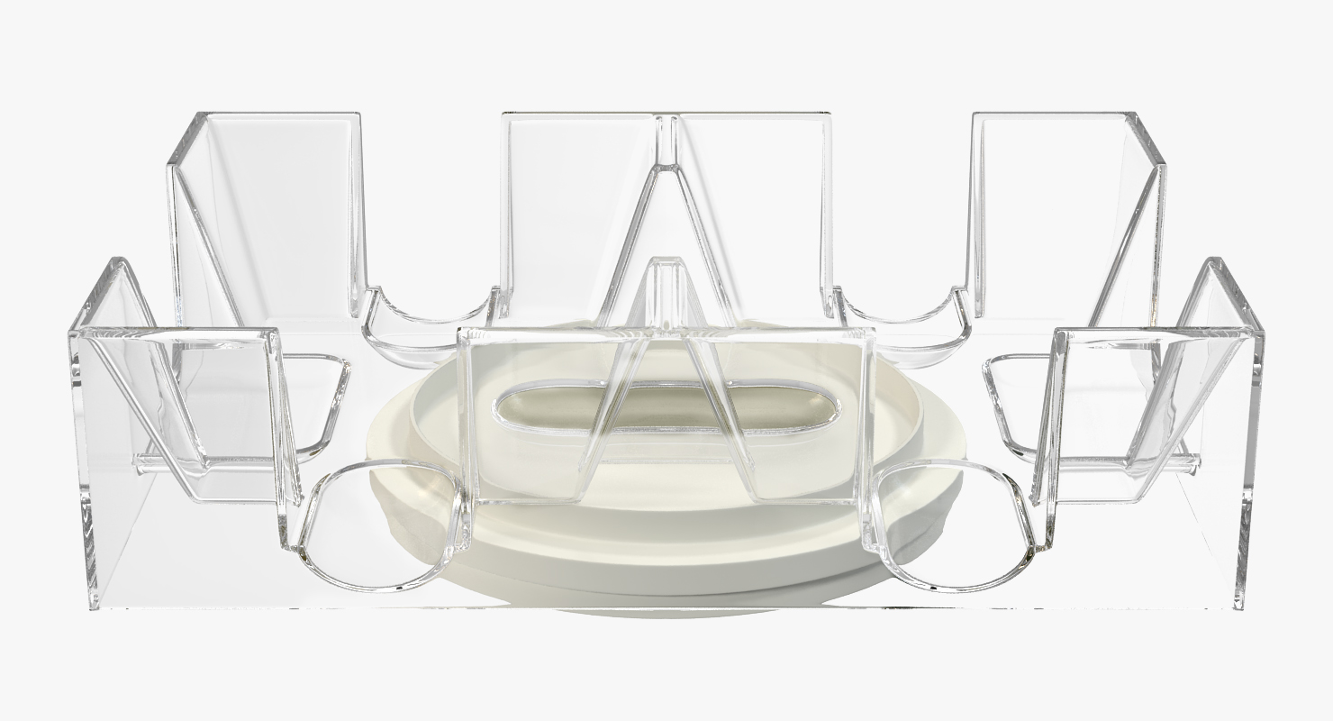 3D Revolving Dual Tray Holder For Playing Card 9 Decks