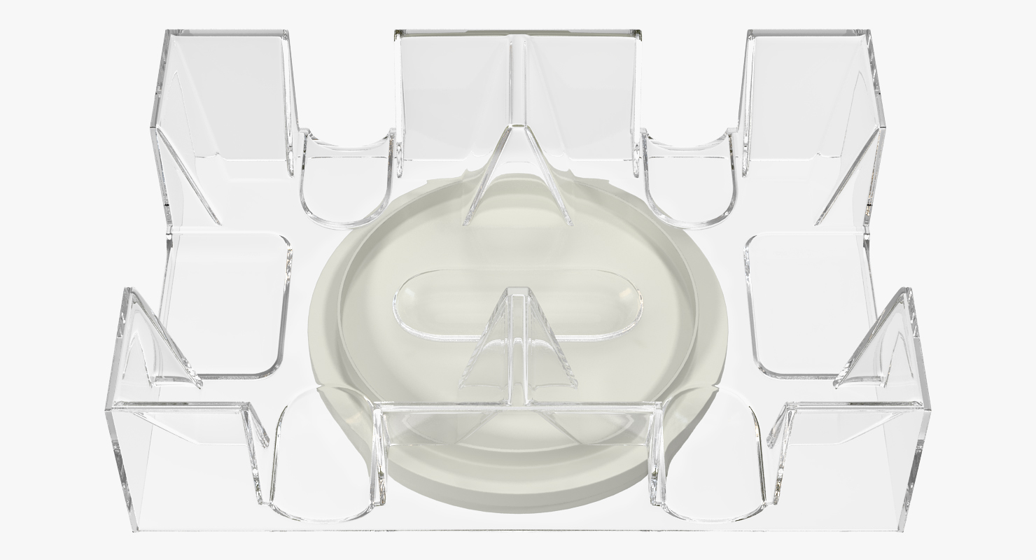 3D Revolving Dual Tray Holder For Playing Card 9 Decks