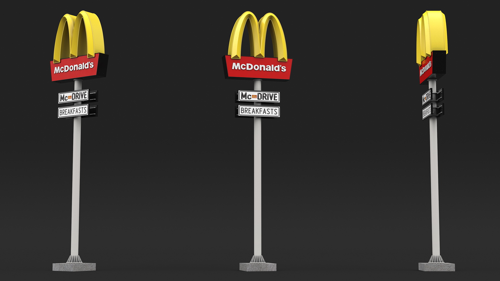 3D model McDonalds Pylon