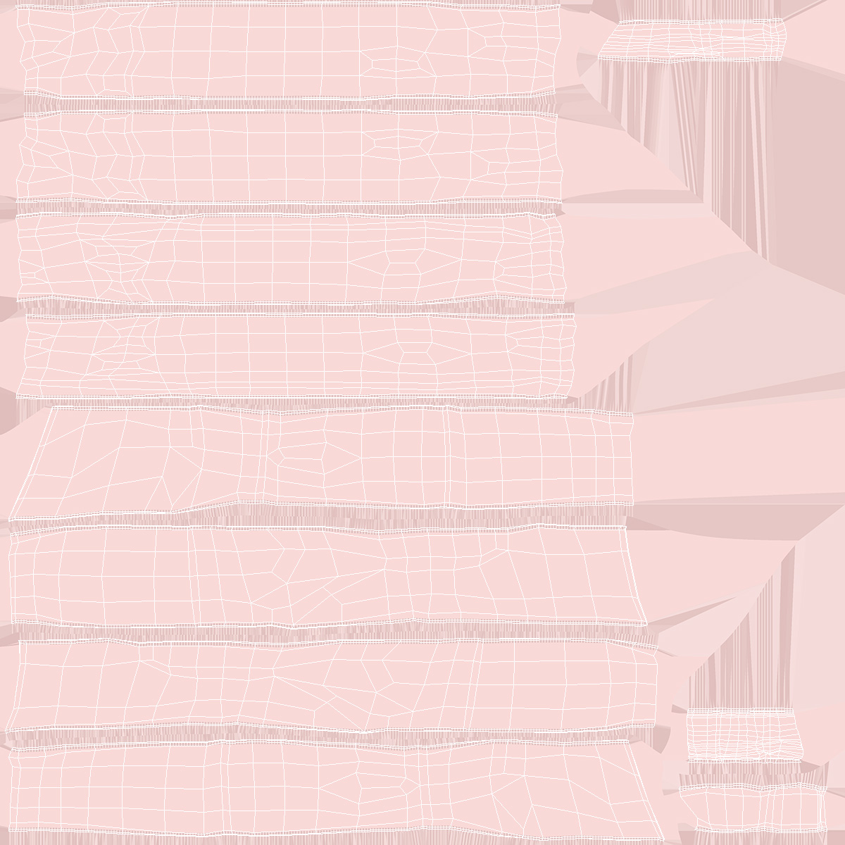 3D model Soft Satin Rack Pink
