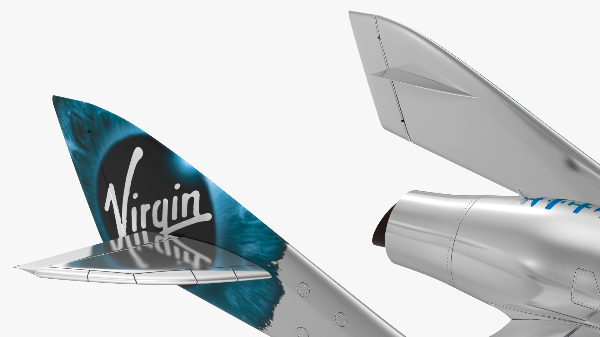 3D VSS Imagine Virgin Galactic SpaceShip III Flight model