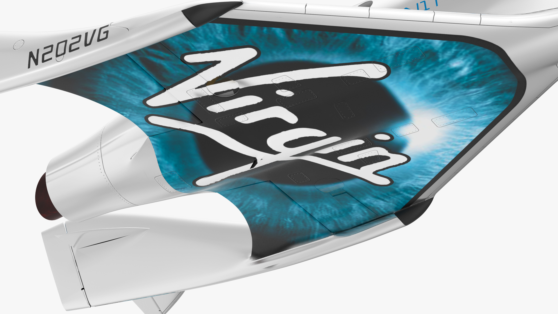 3D VSS Imagine Virgin Galactic SpaceShip III Flight model