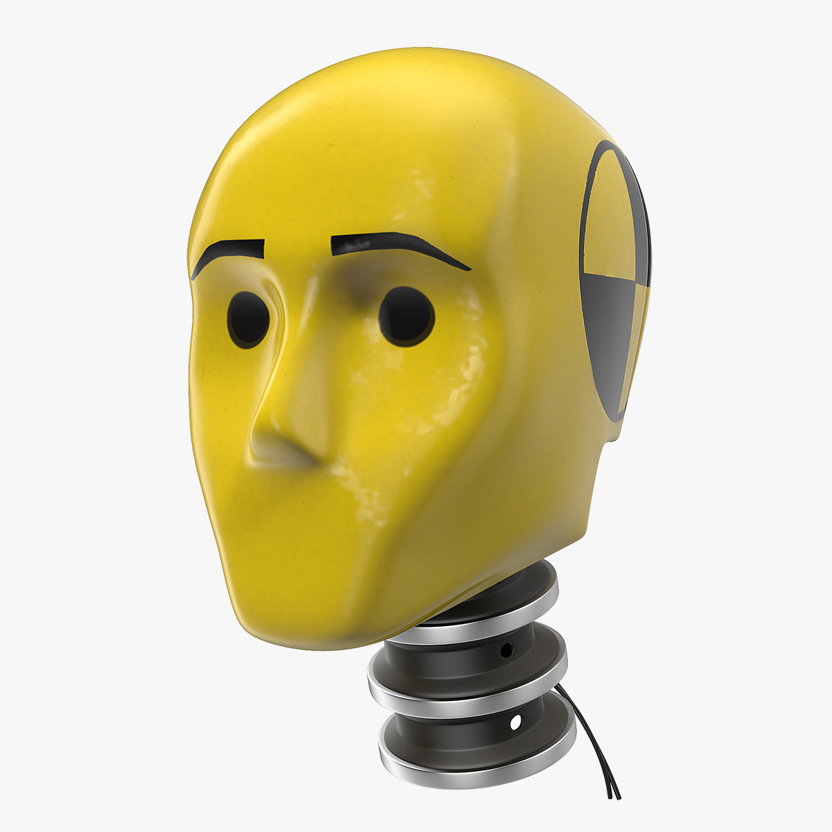 Crash Test Dummy Head, view 3