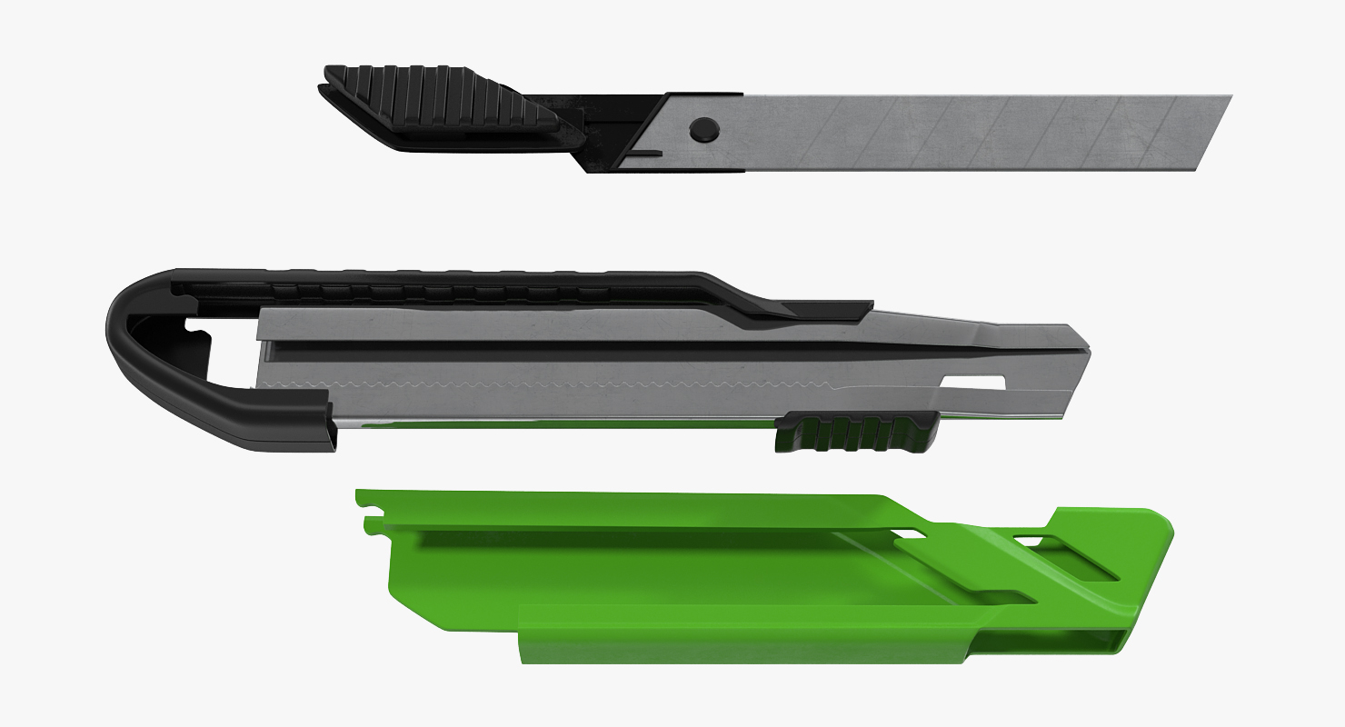 Stationery Knife Generic 3D model