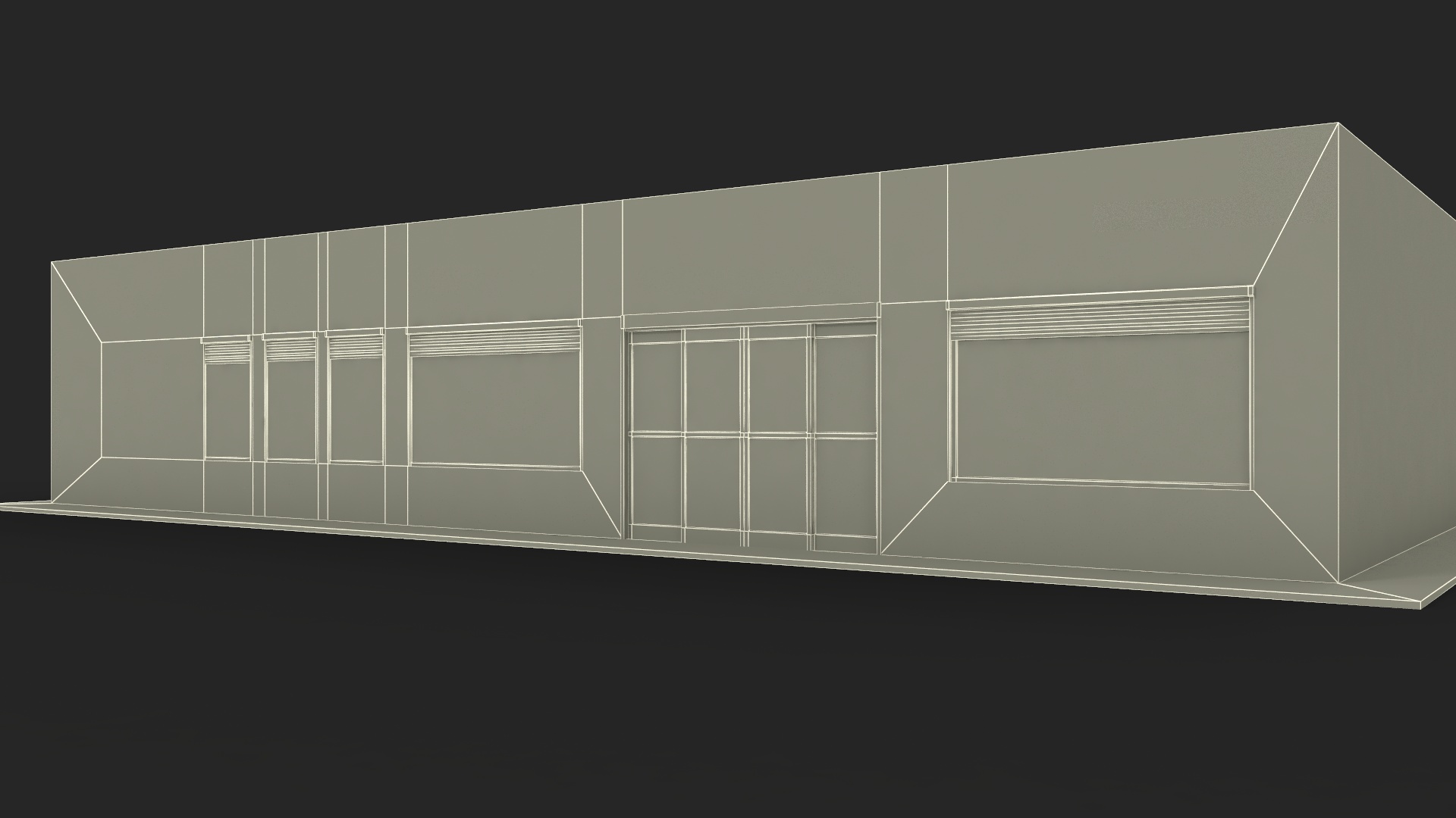 Grocery Store Interior Design 3D model
