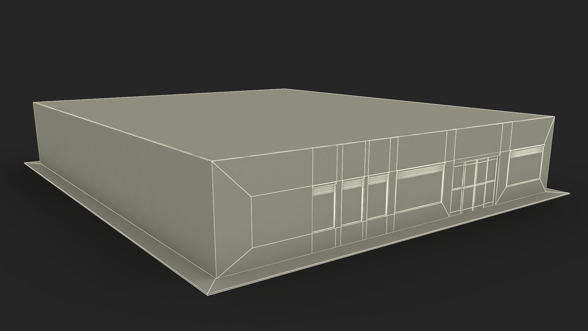 Grocery Store Interior Design 3D model