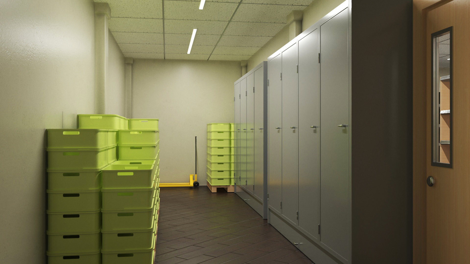 Grocery Store Interior Design 3D model