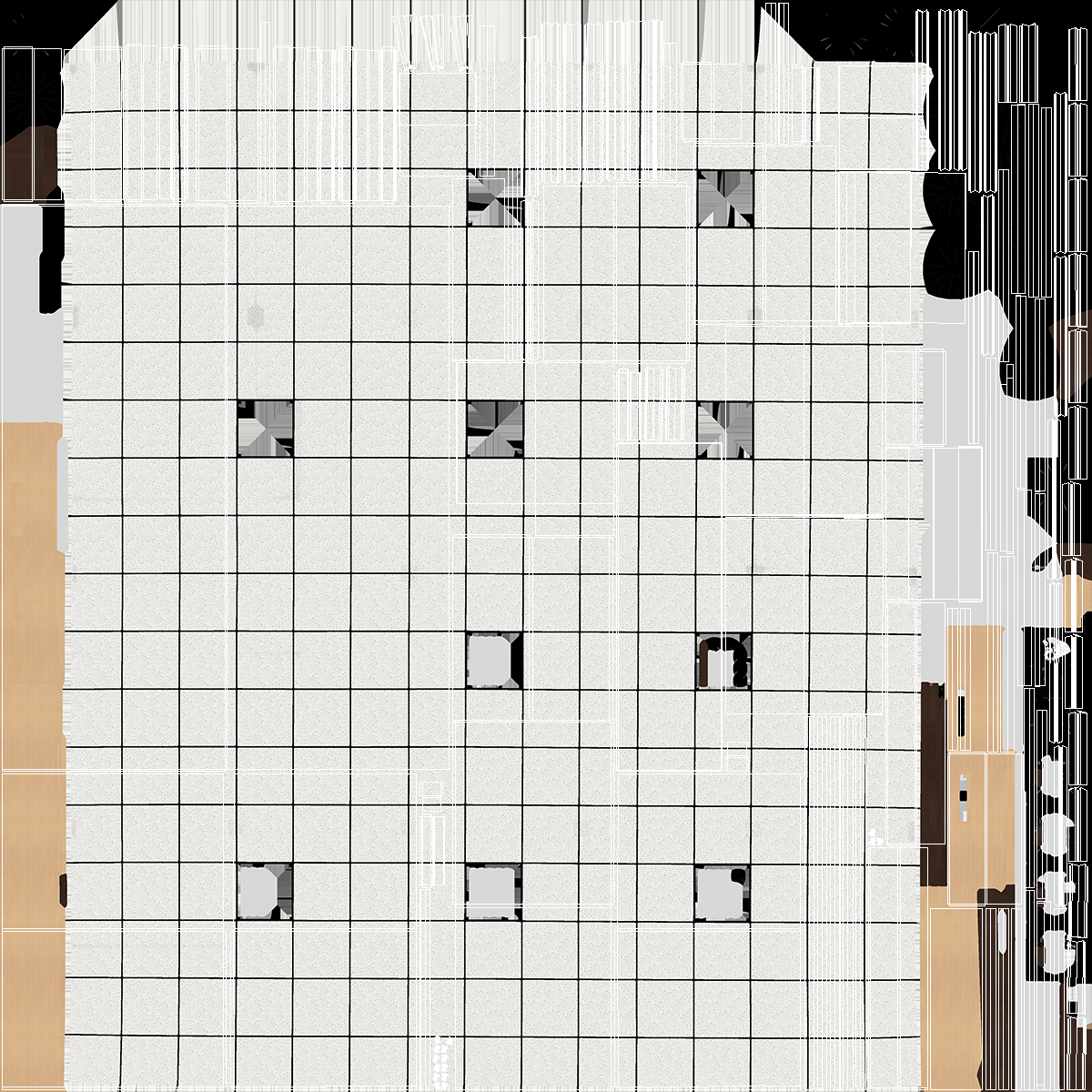 Grocery Store Interior Design 3D model