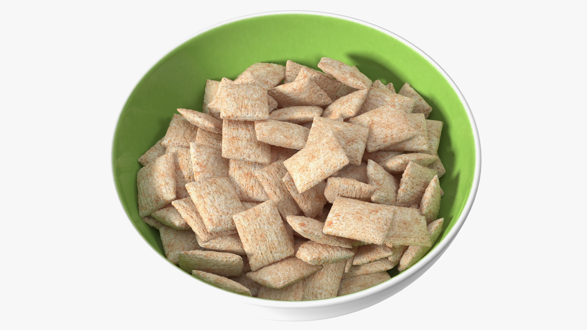 Full Bowl of Breakfast Cereal Pads 3D model