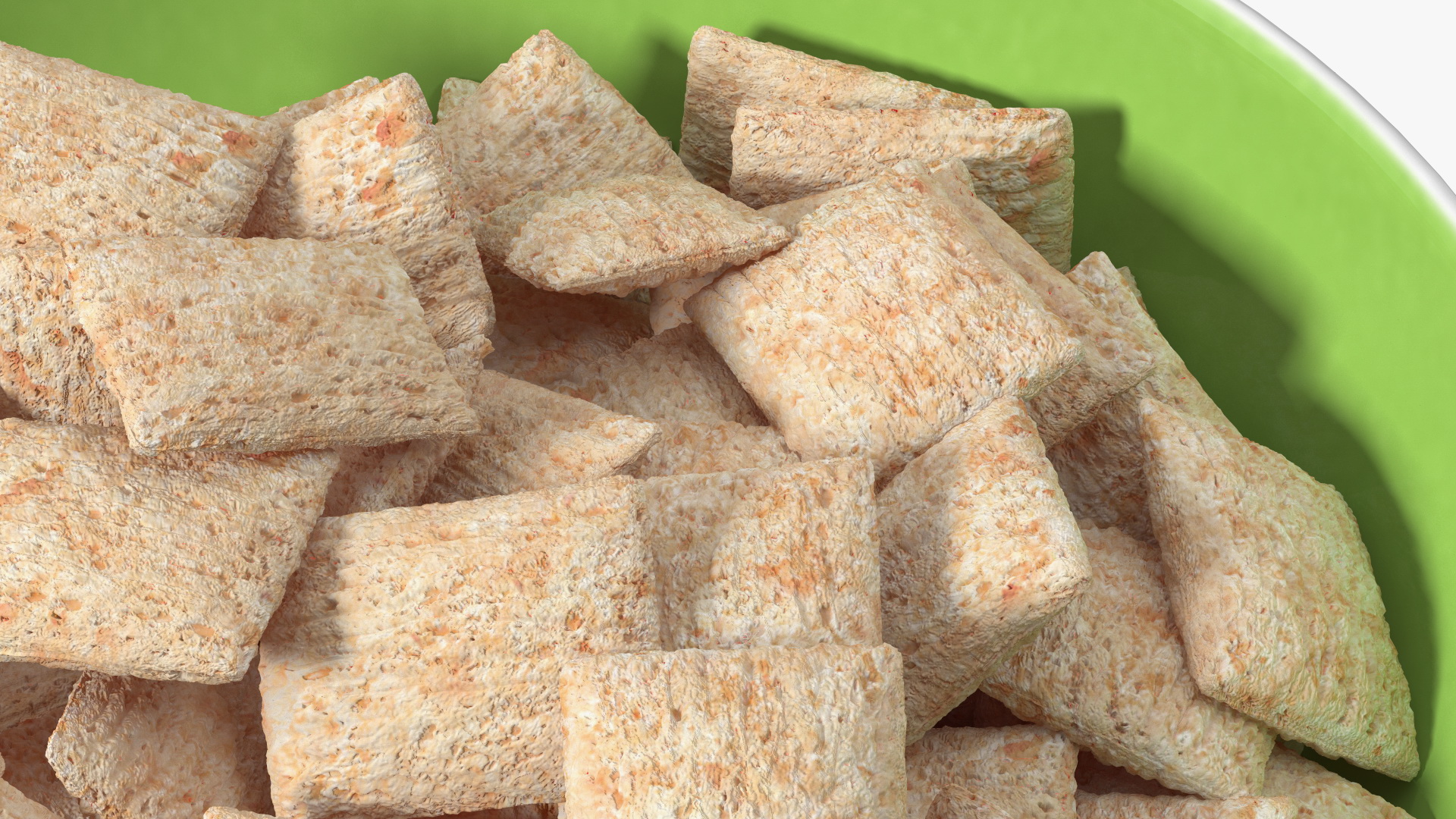 Full Bowl of Breakfast Cereal Pads 3D model