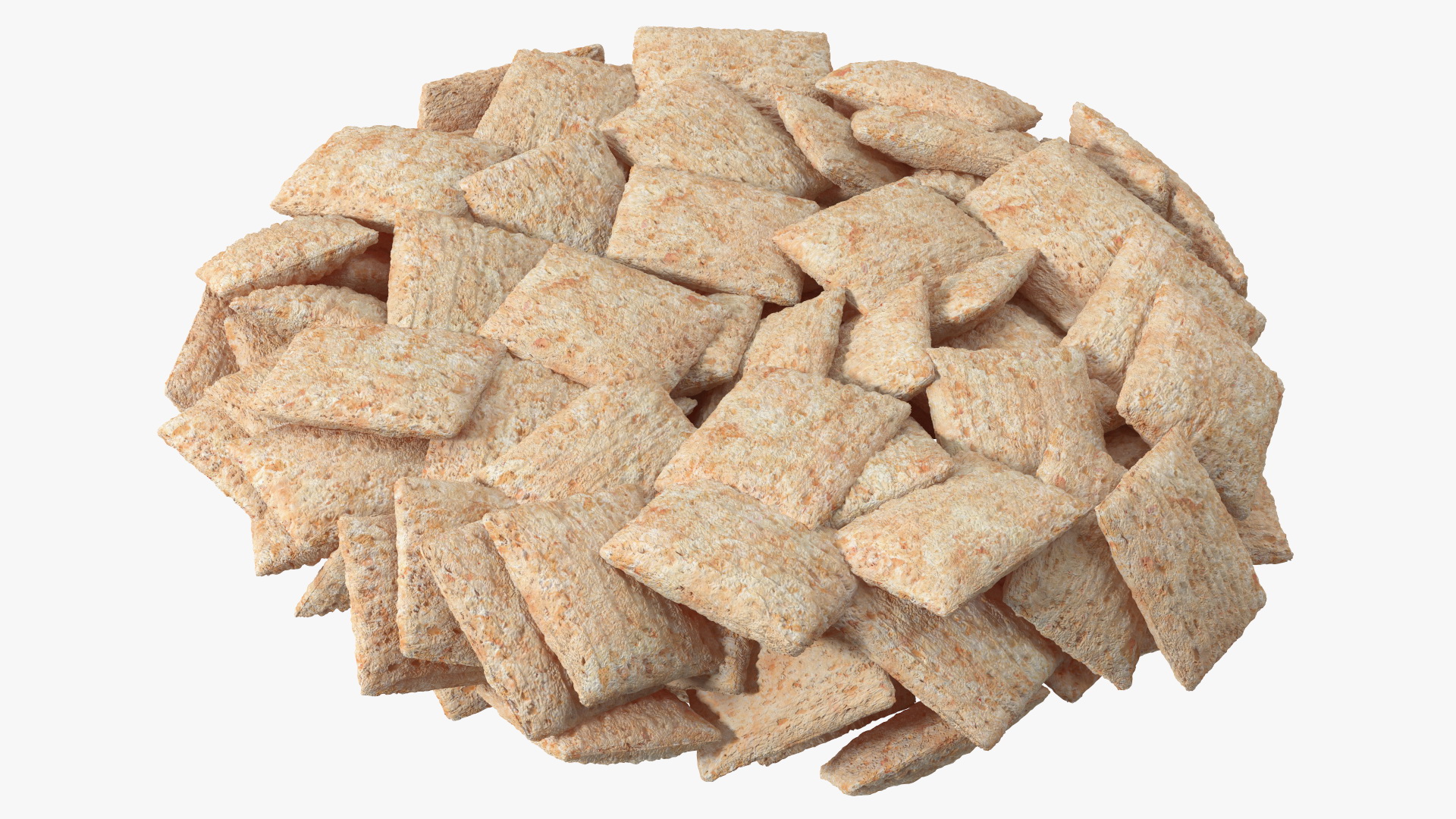 Full Bowl of Breakfast Cereal Pads 3D model