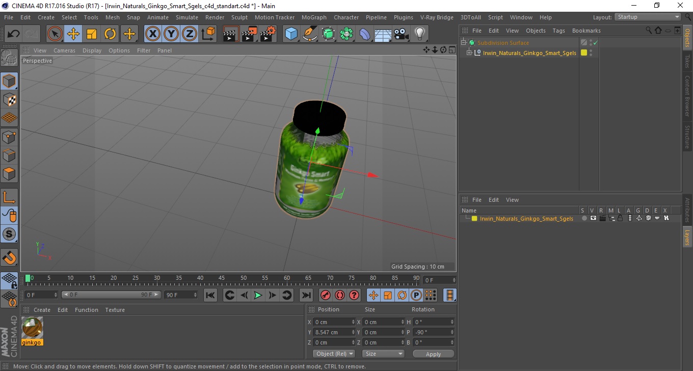 3D Irwin Naturals Ginkgo Smart Sgels model