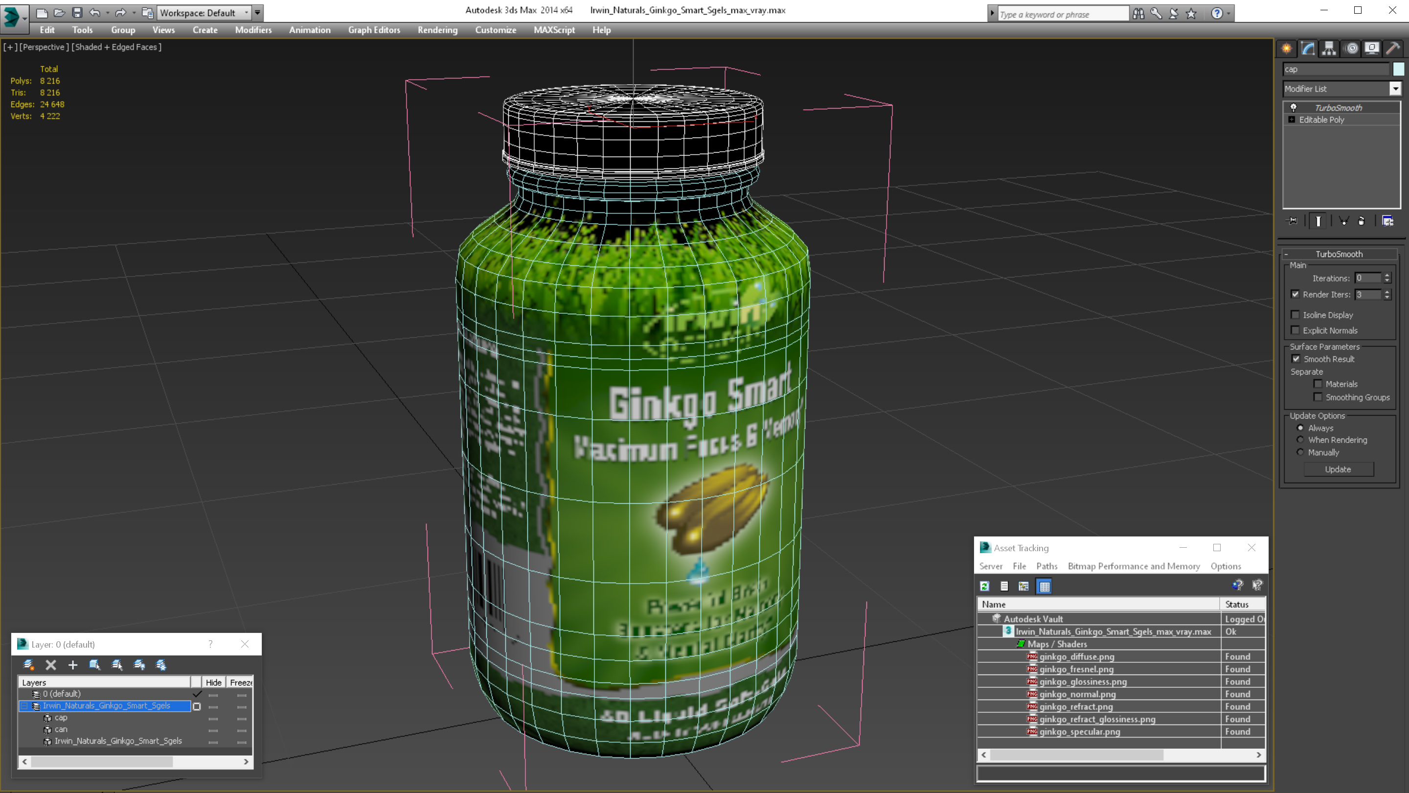 3D Irwin Naturals Ginkgo Smart Sgels model