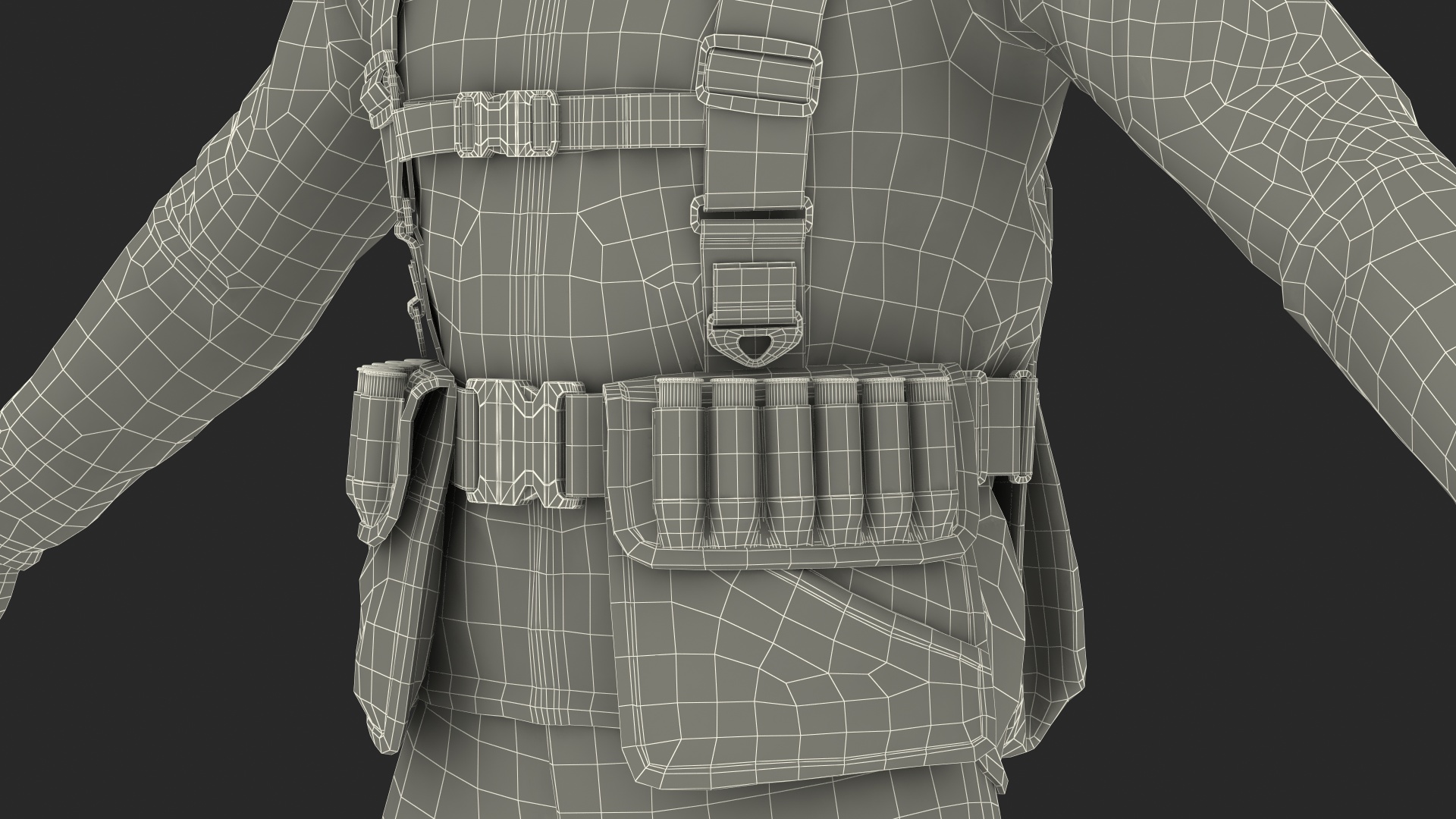 3D Duck Hunter in Grass Camo Fur Rigged
