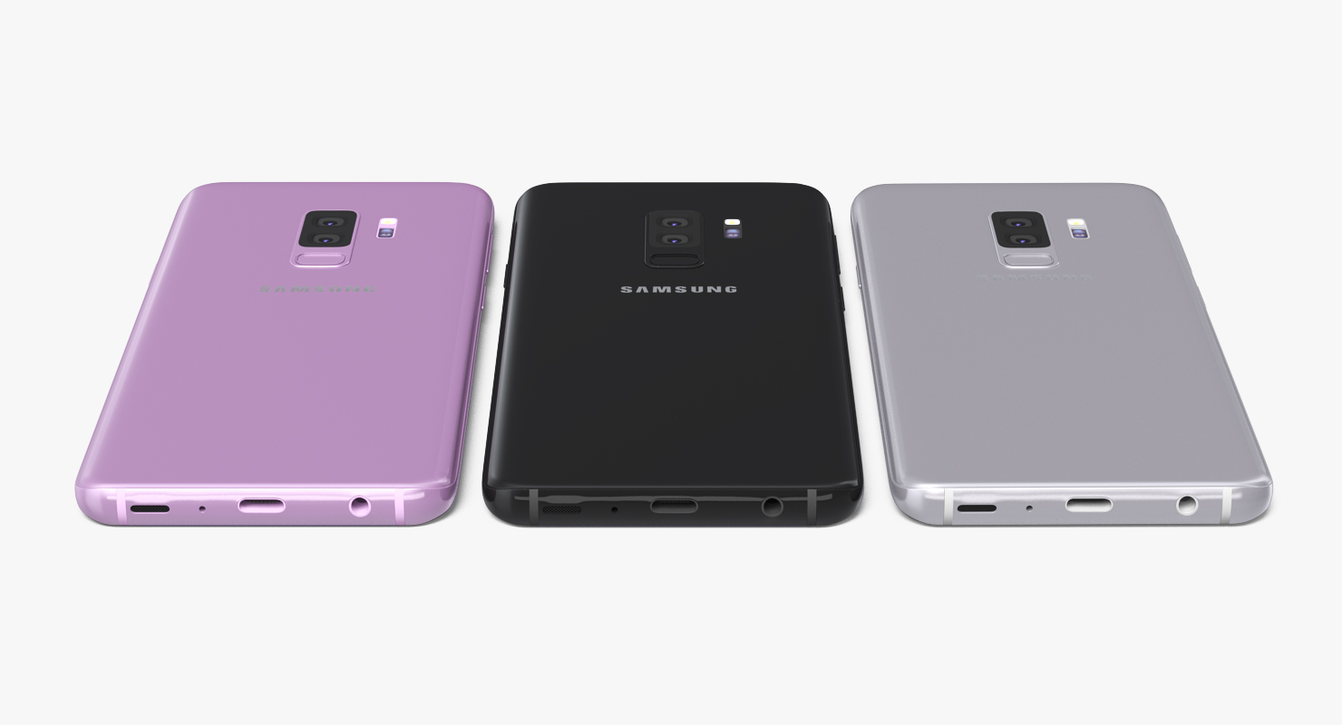 3D Samsung Galaxy S9 Plus Set