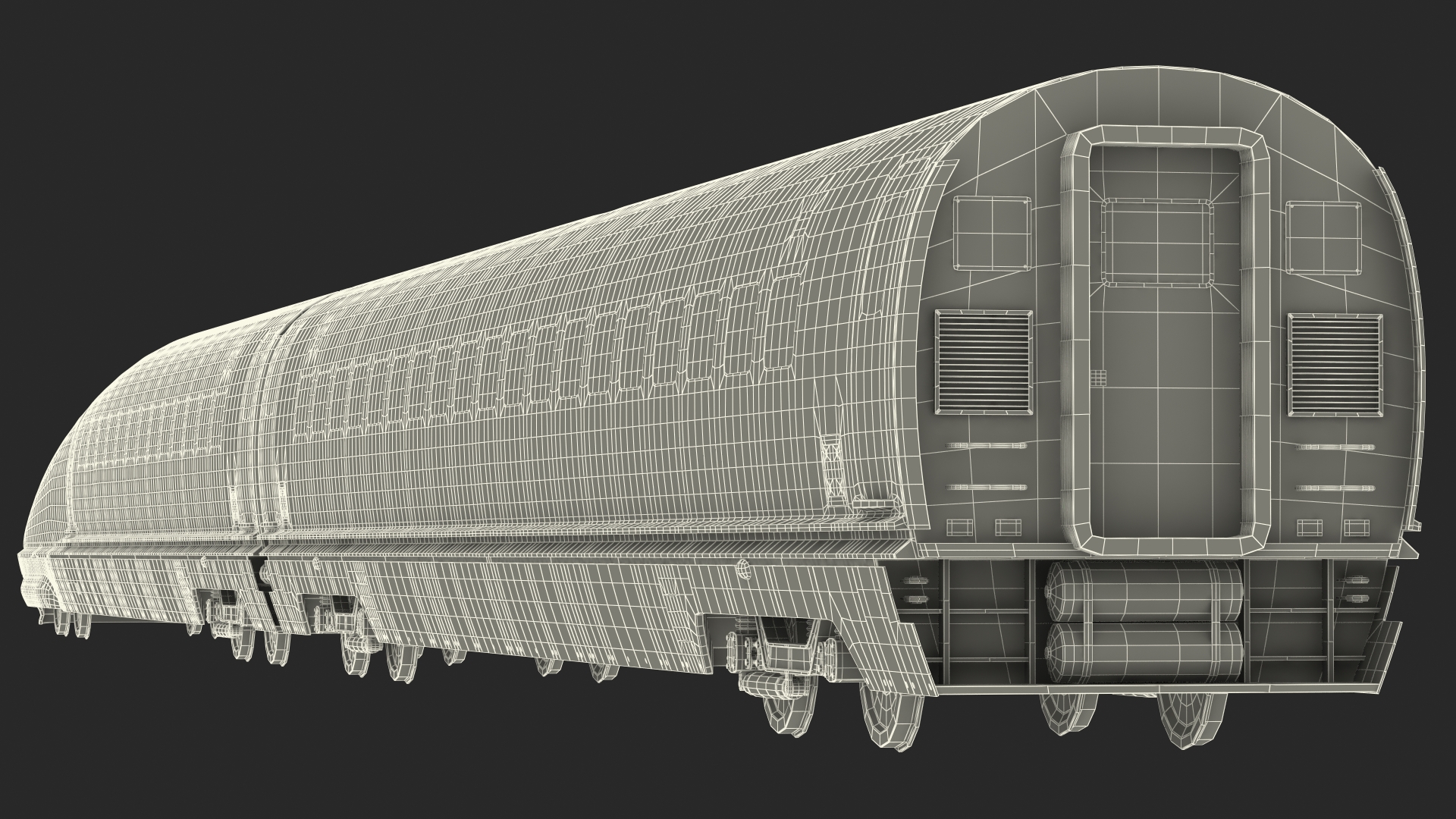 3D Very High Speed Train