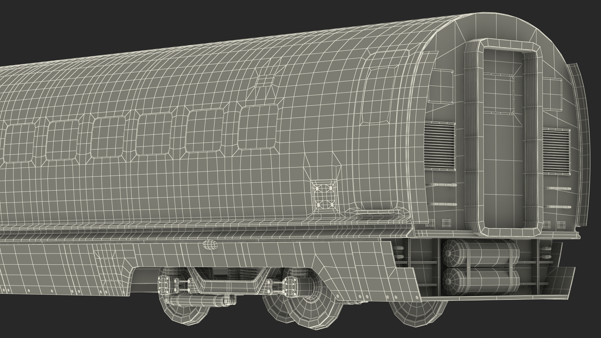 3D Very High Speed Train