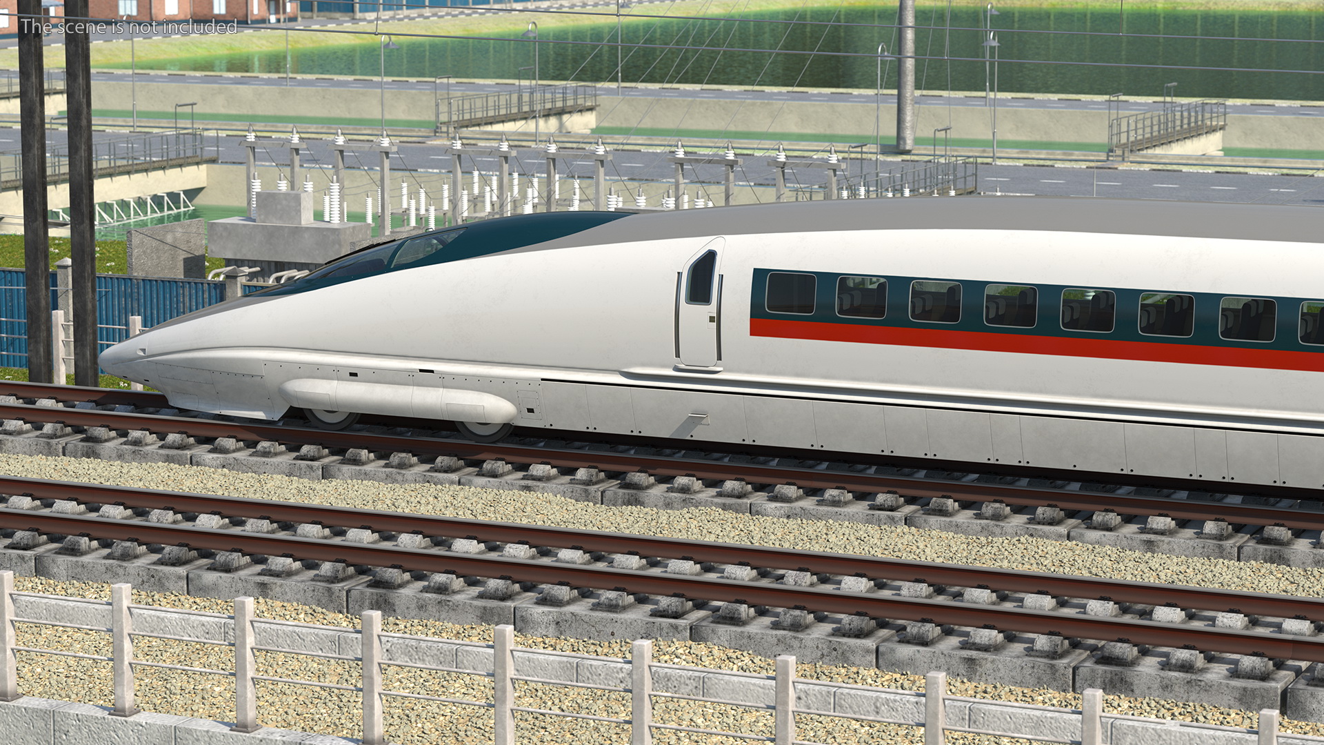 3D Very High Speed Train