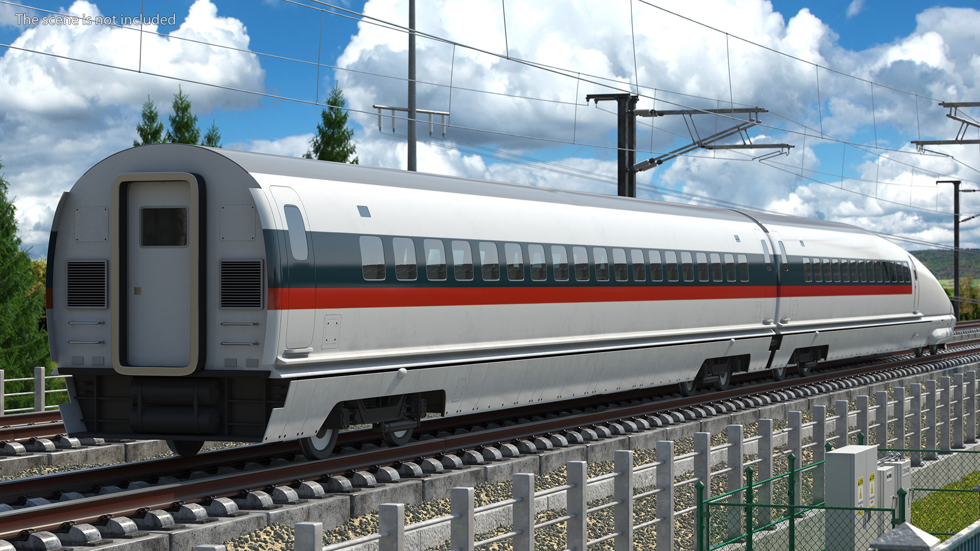 3D Very High Speed Train