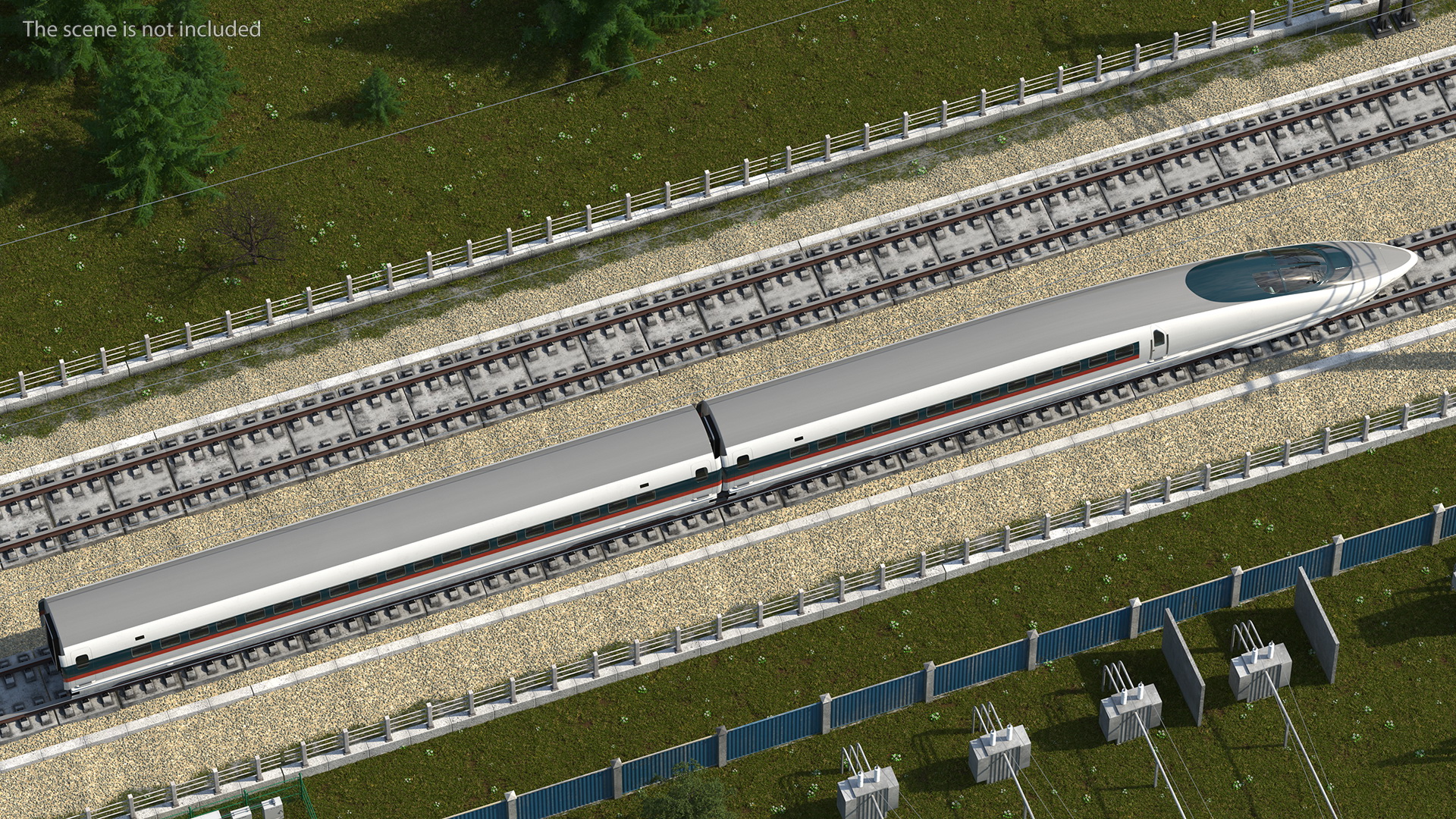 3D Very High Speed Train
